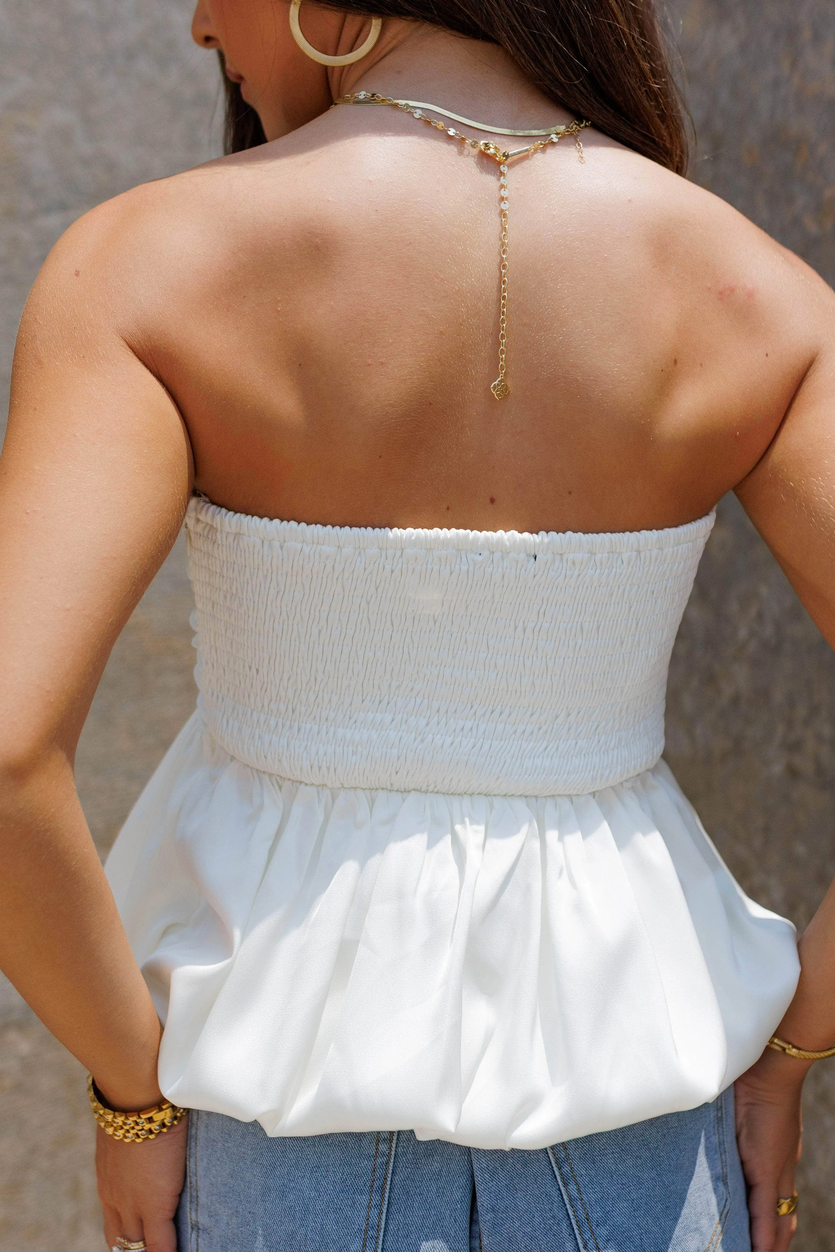 Bow Bubble Top sold by LANE 201 product image thumbnail 3