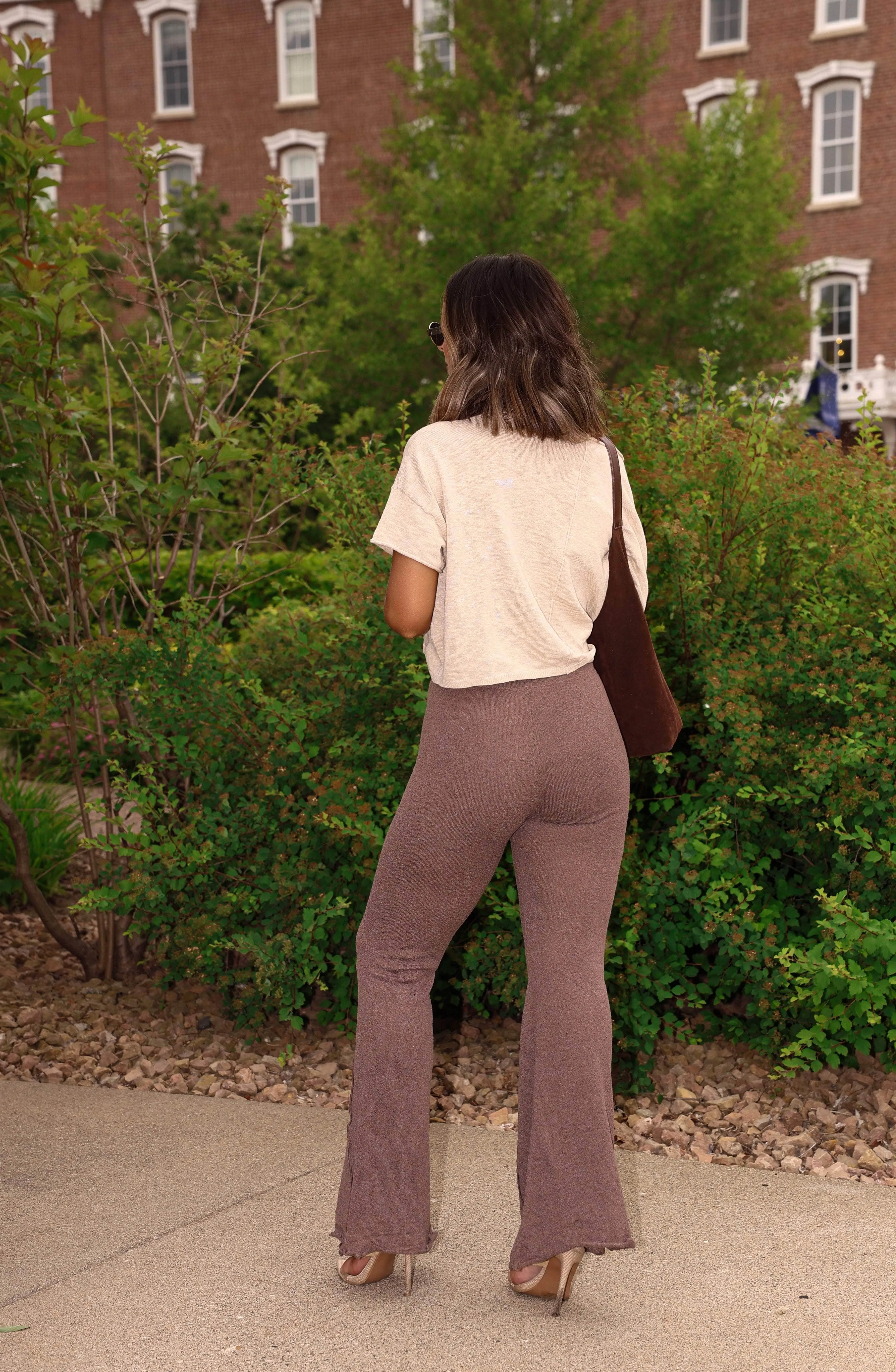 Espresso Knit Pants sold by LANE 201 product image thumbnail 2