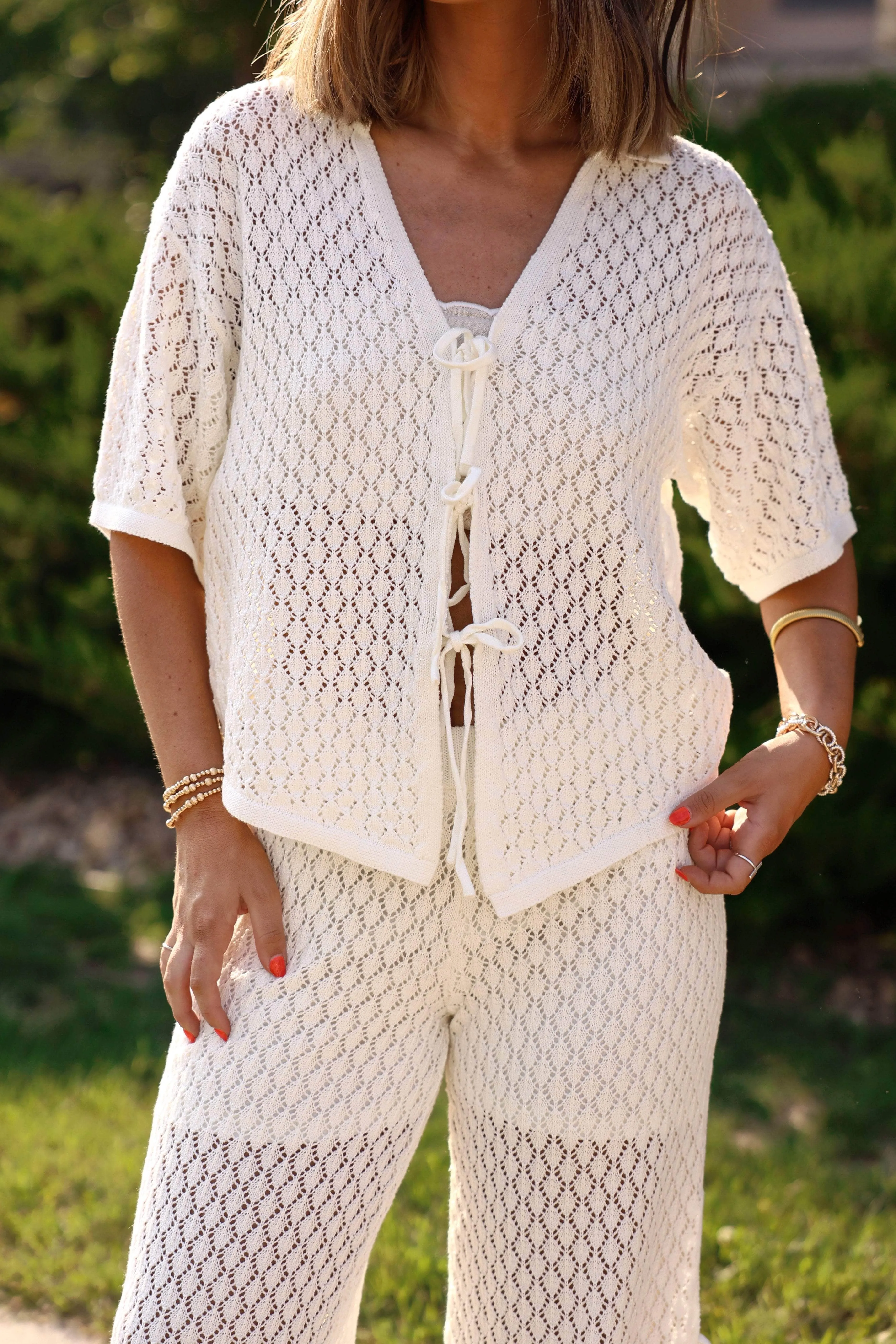 Capella Crochet Top sold by LANE 201 product image thumbnail 2