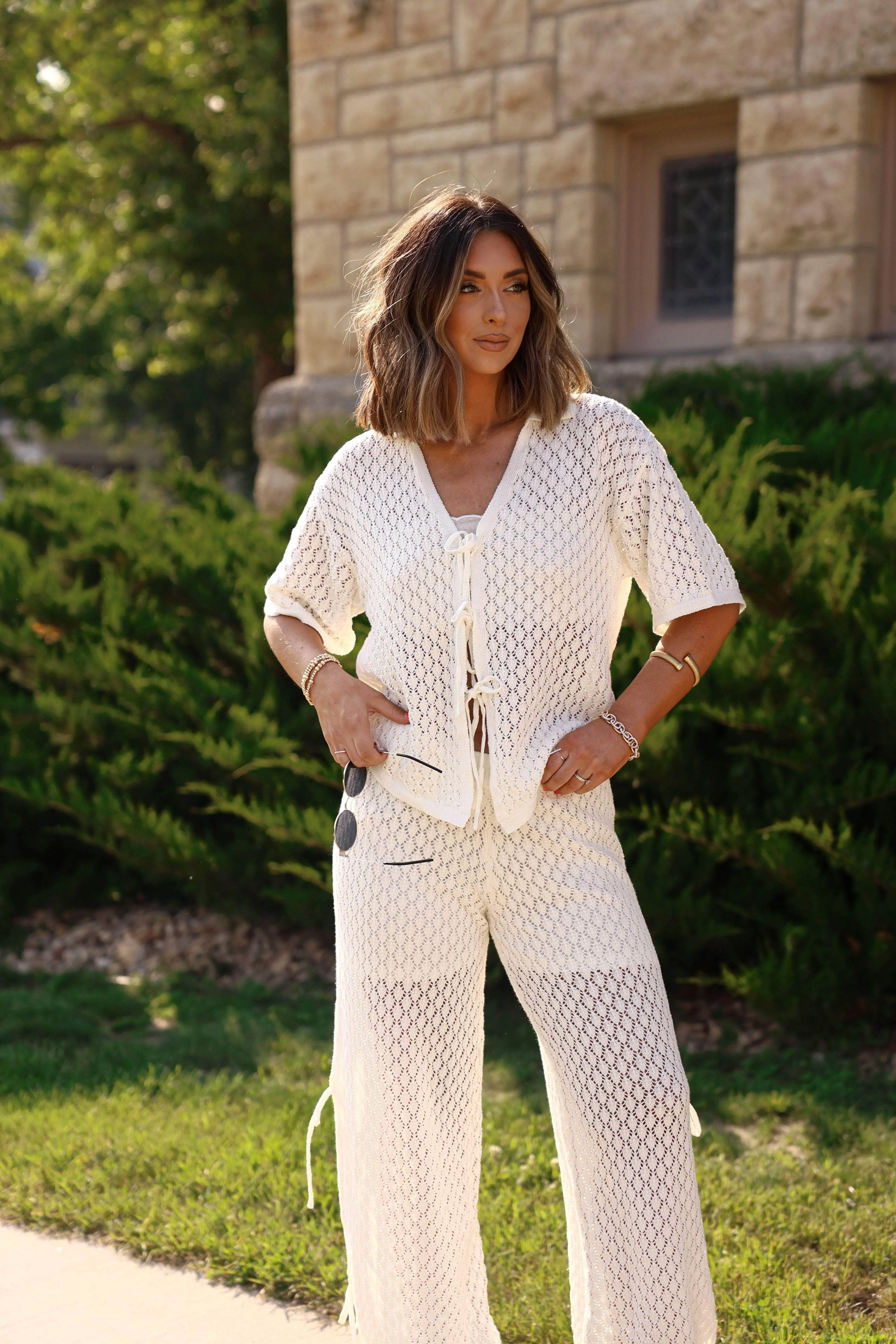 Capella Crochet Top sold by LANE 201 product image thumbnail 5