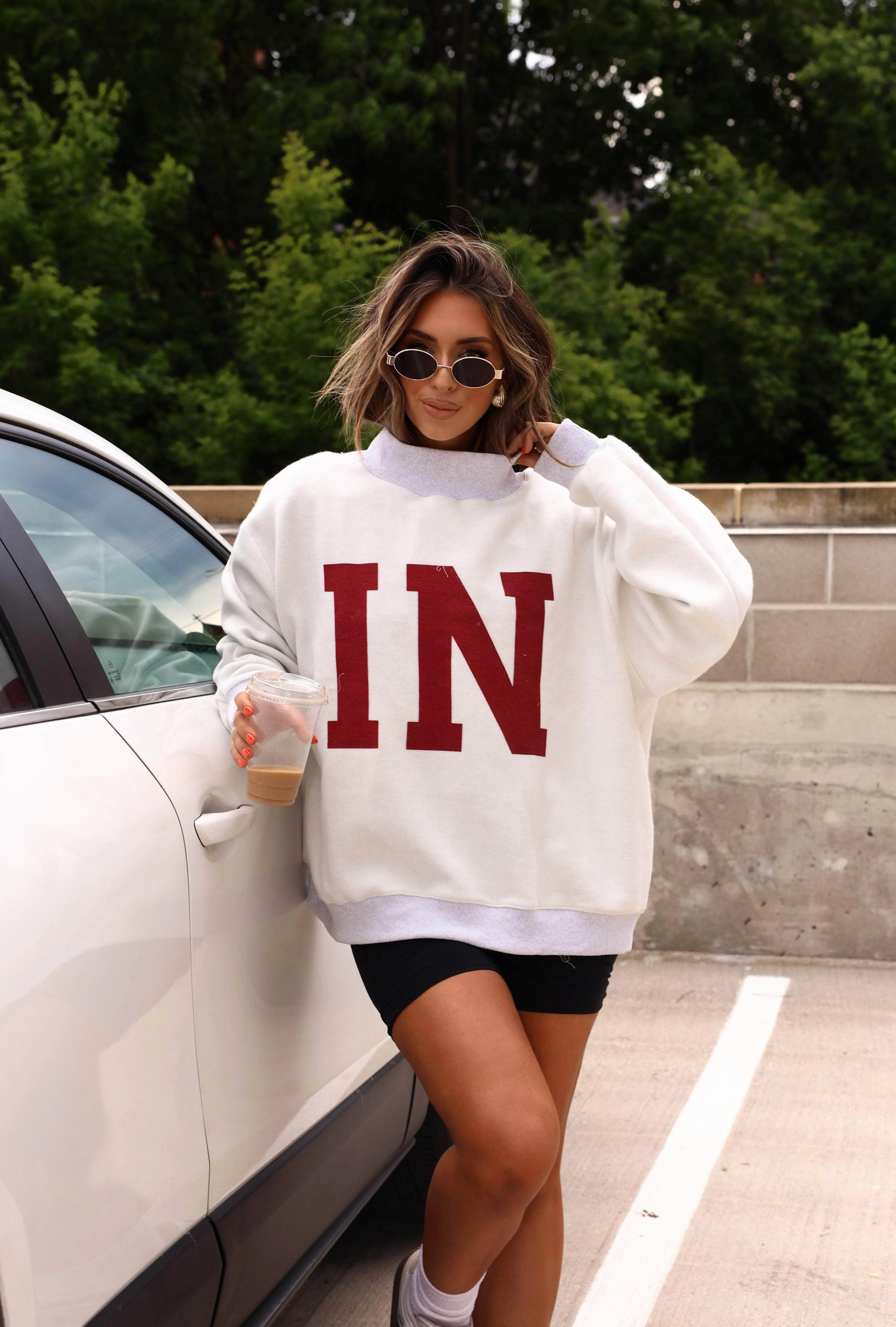 Reversible Indiana Sweatshirt sold by LANE 201 product image thumbnail 2
