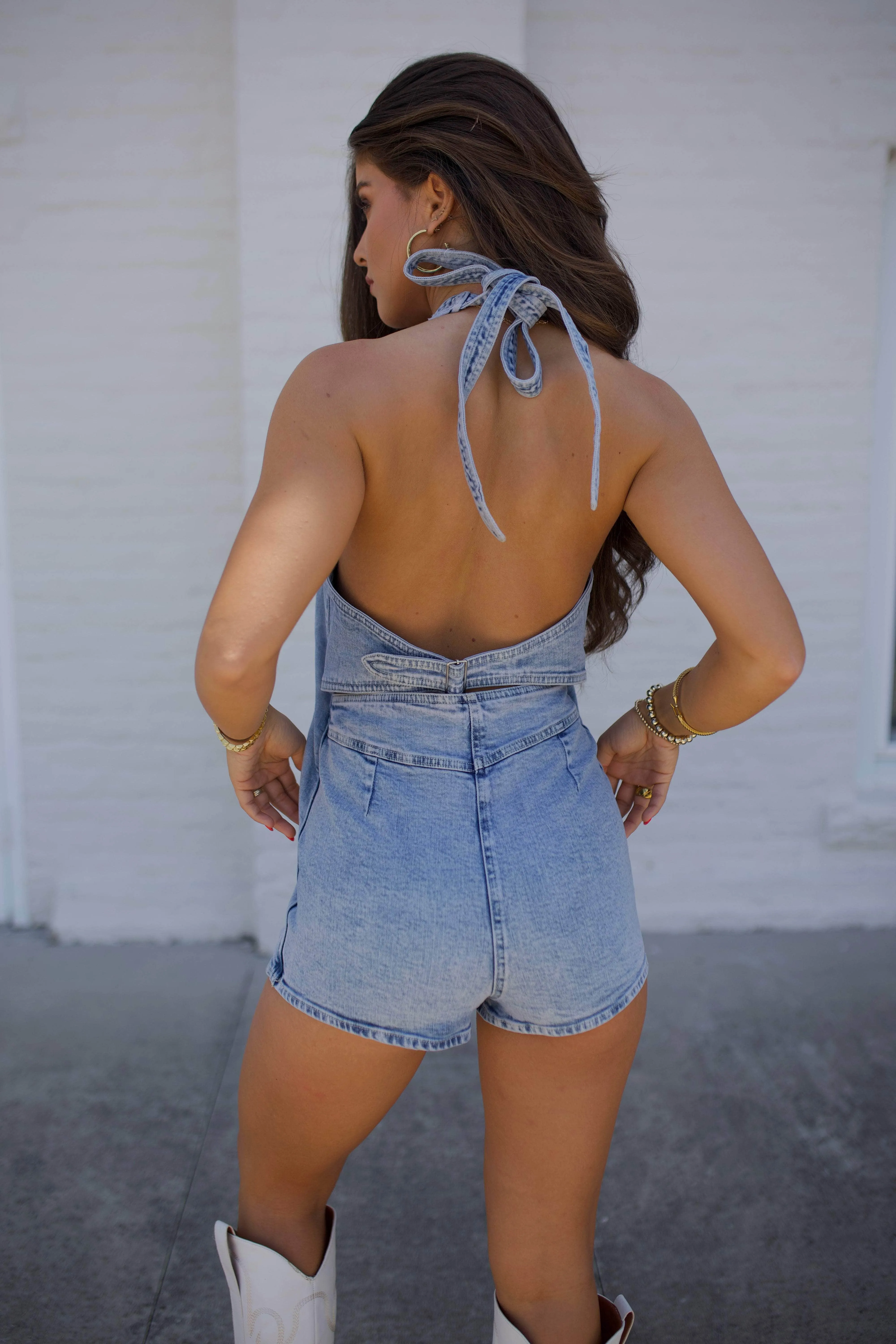 Backstage Babe Romper sold by LANE 201 product image thumbnail 4