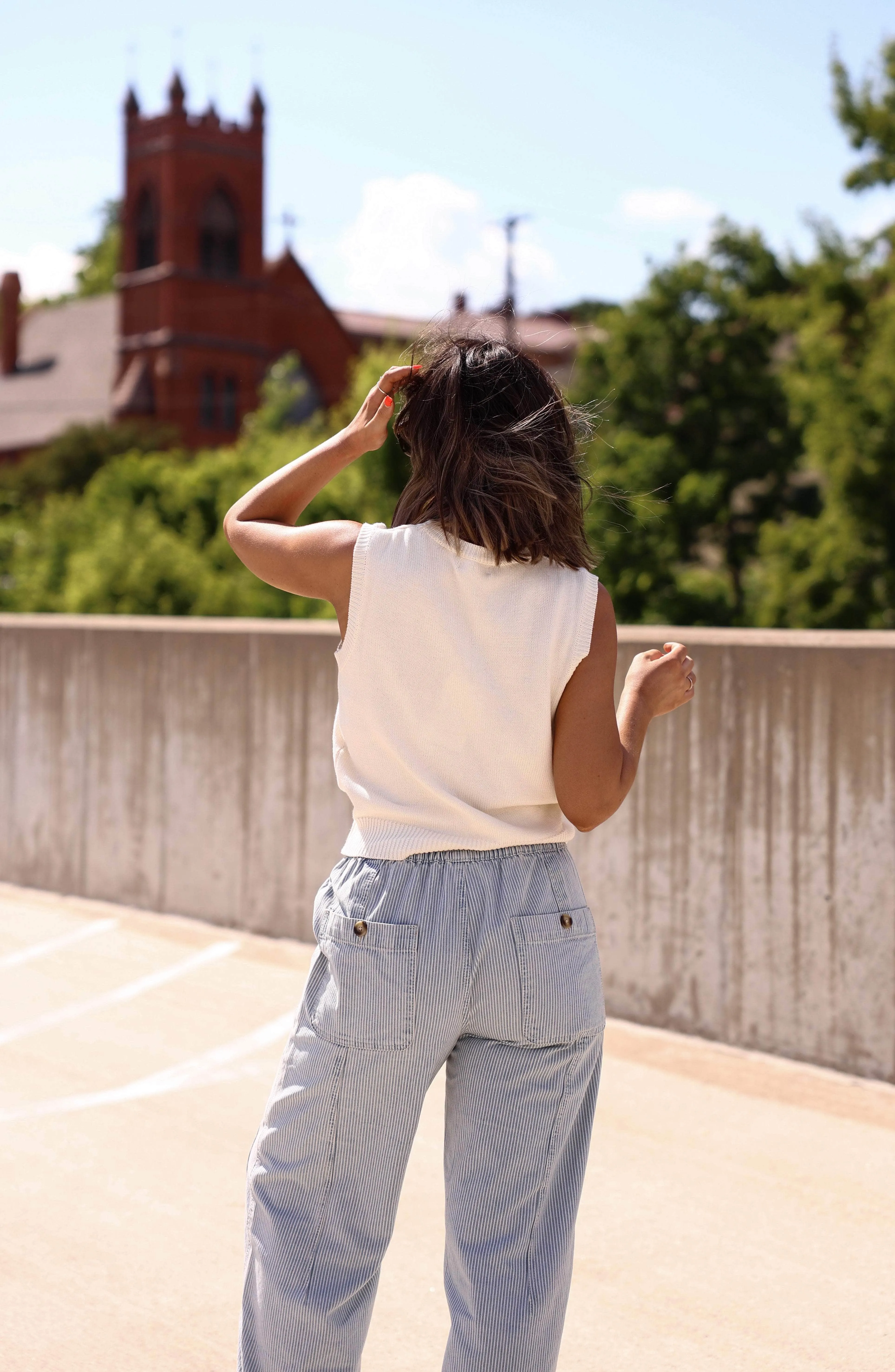 American Flag Knit Tank sold by LANE 201 product image thumbnail 3