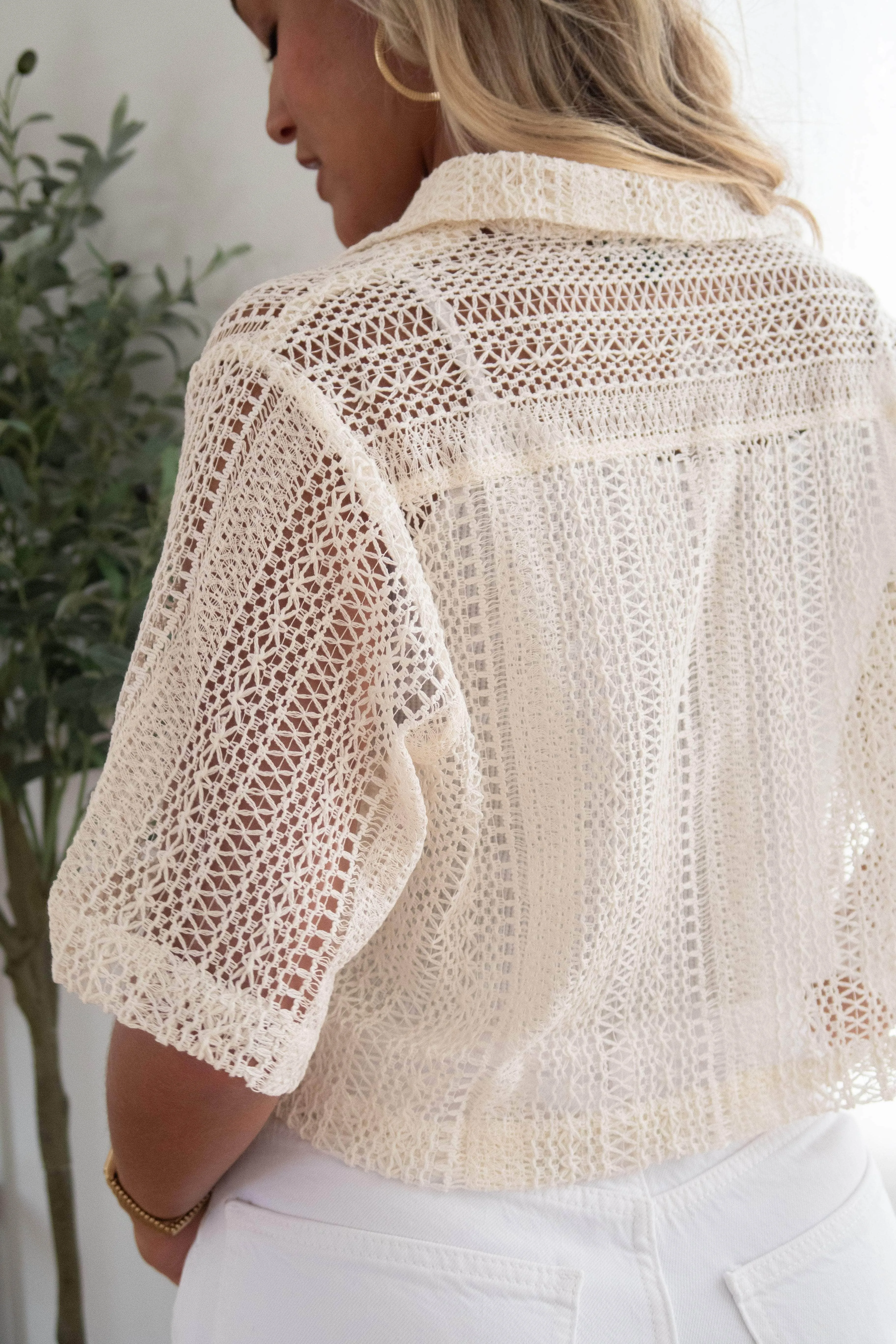 Sandshell Crochet Top sold by LANE 201 product image thumbnail 5
