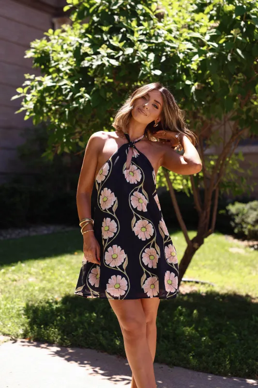 Love Island Halter Dress made by LANE 201