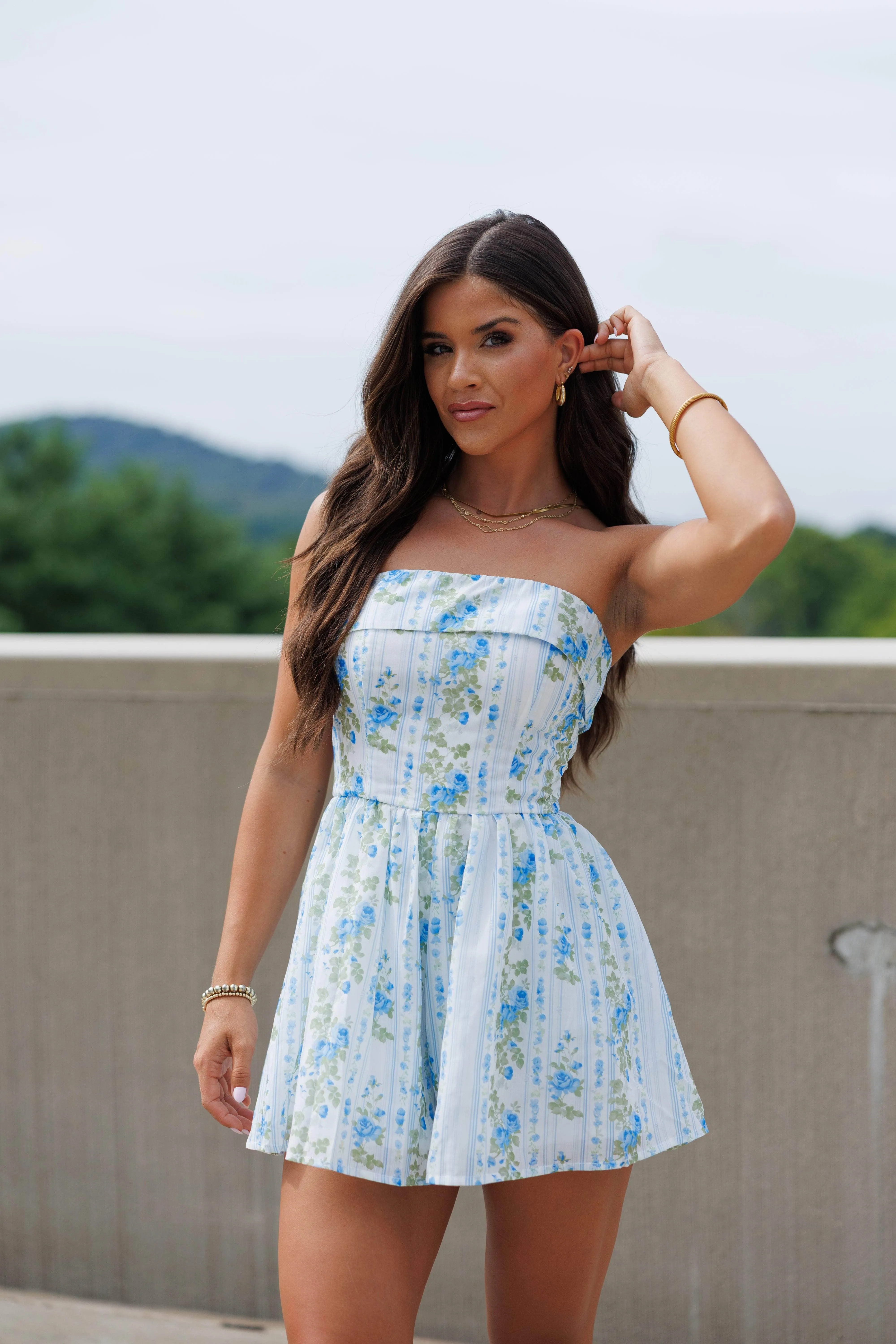 Picking Flowers Romper sold by LANE 201 product image thumbnail 5