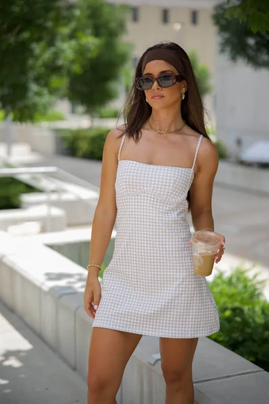 Gingham Sweetheart Athletic Dress sold by LANE 201