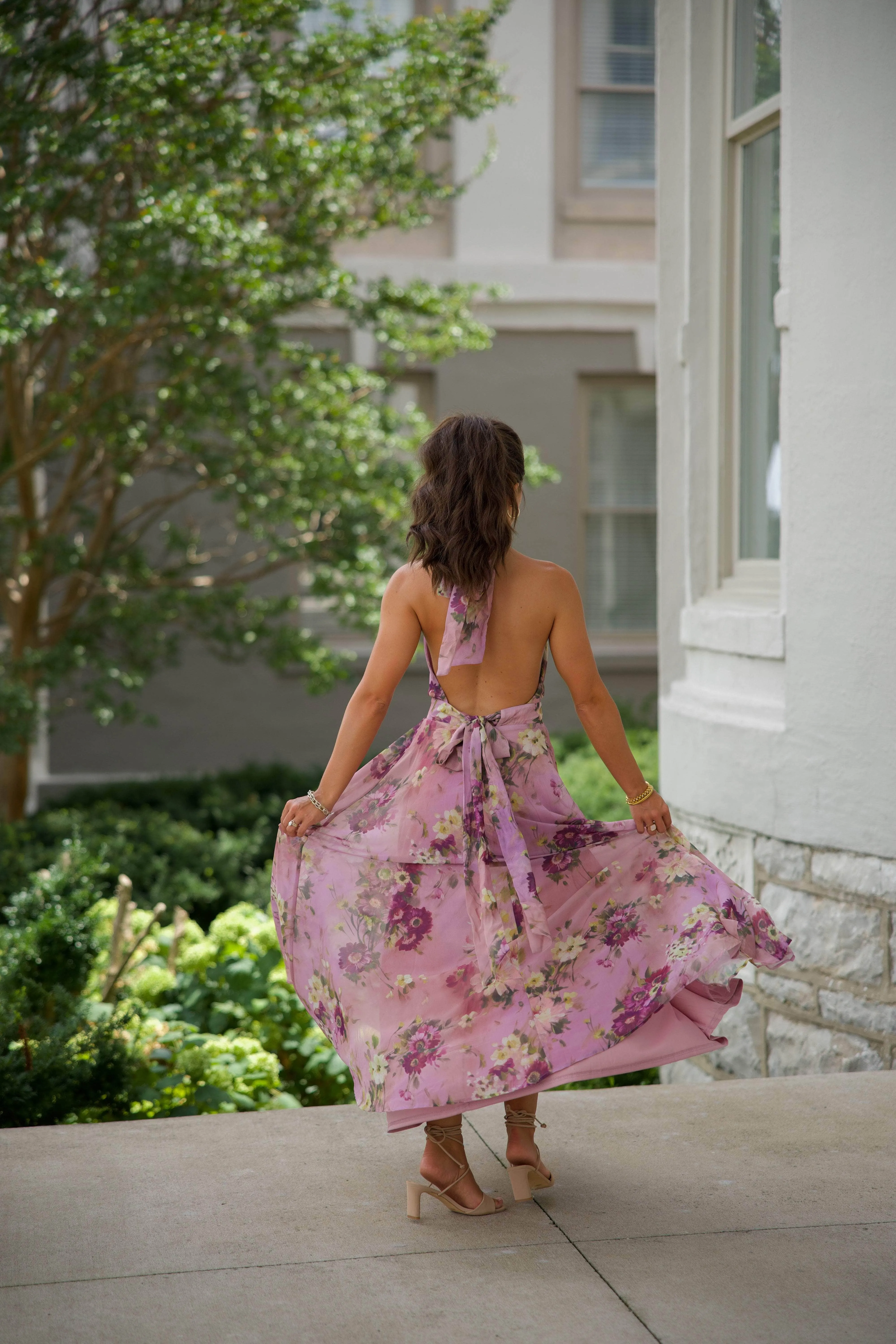 Wine Country Floral Maxi Dress sold by LANE 201 product image thumbnail 2