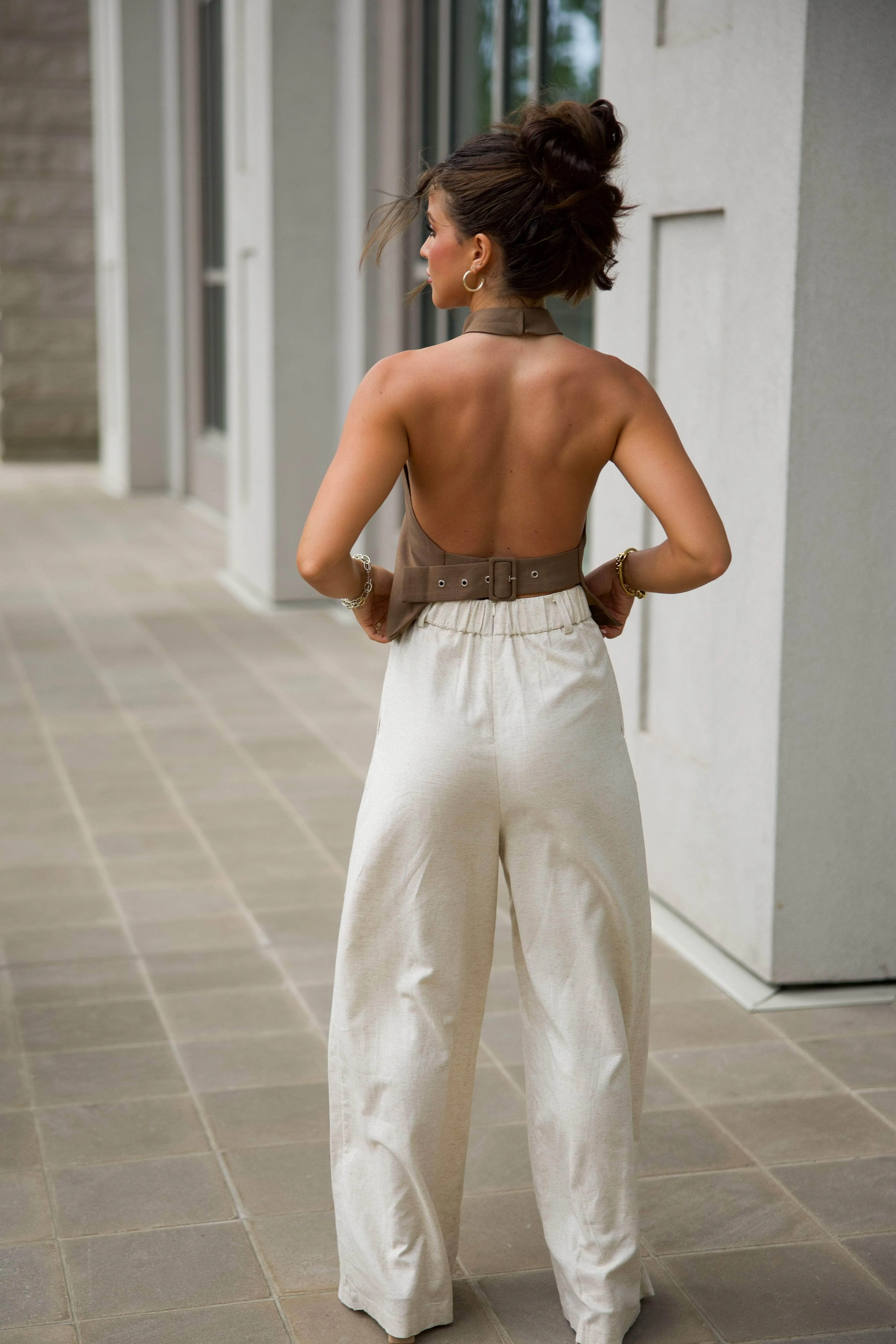 Business In The Front Halter Top sold by LANE 201 product image thumbnail 5