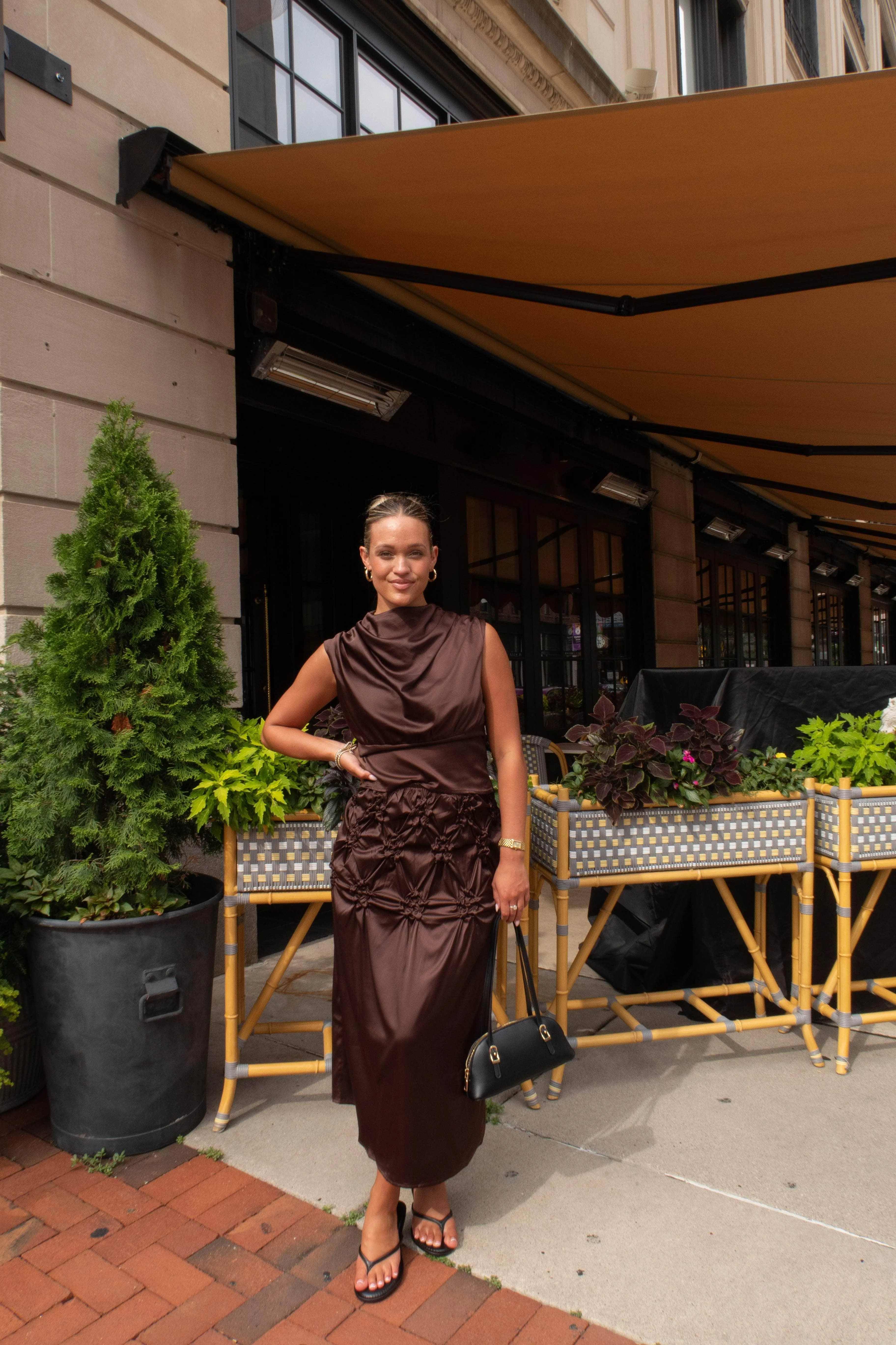 Evening Espresso Skirt sold by LANE 201 product image thumbnail 3