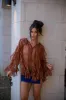 Savanna Ruffle Blouse sold by LANE 201