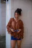 Savanna Ruffle Blouse sold by LANE 201