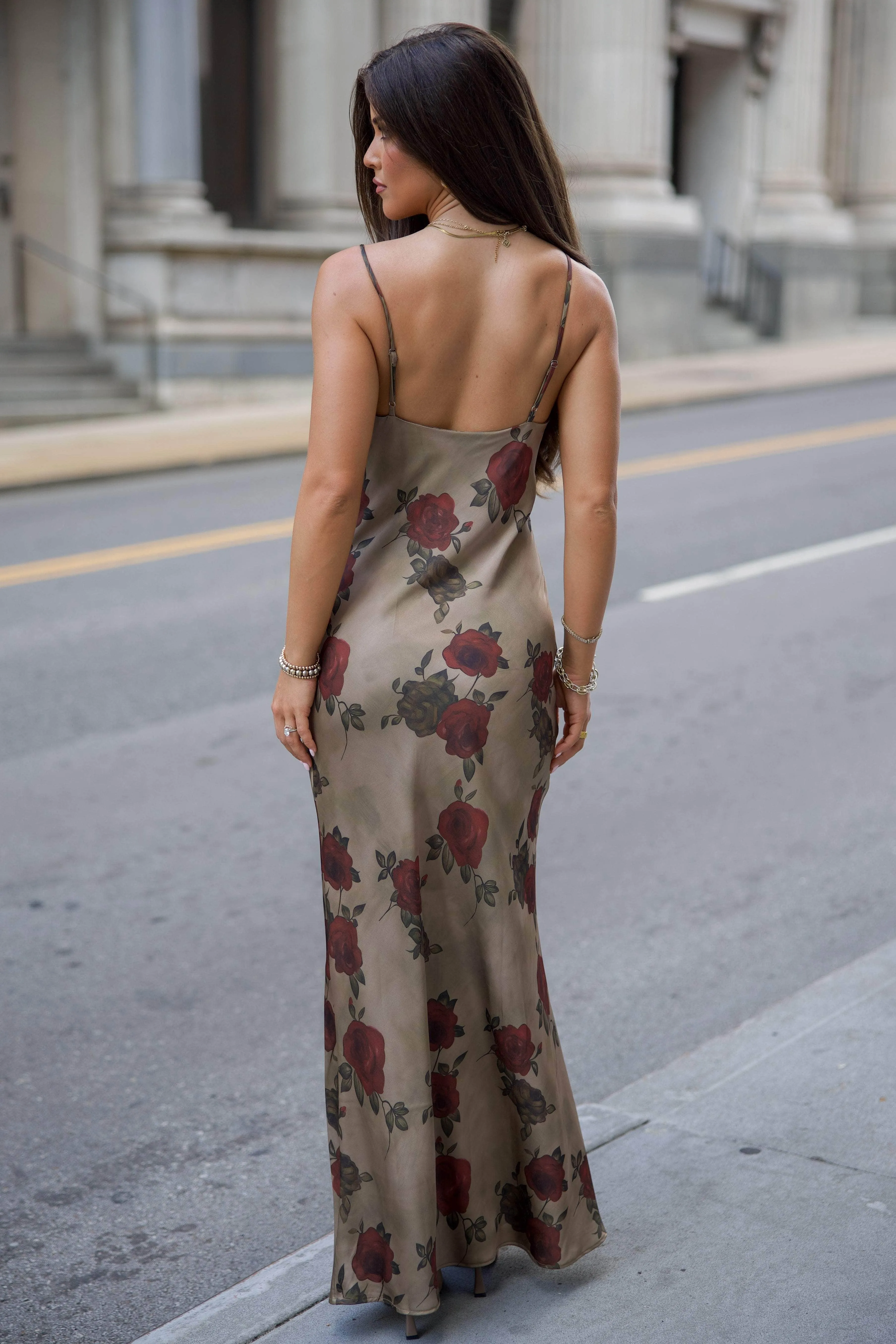 The Valencia Satin Dress sold by LANE 201 product image thumbnail 3