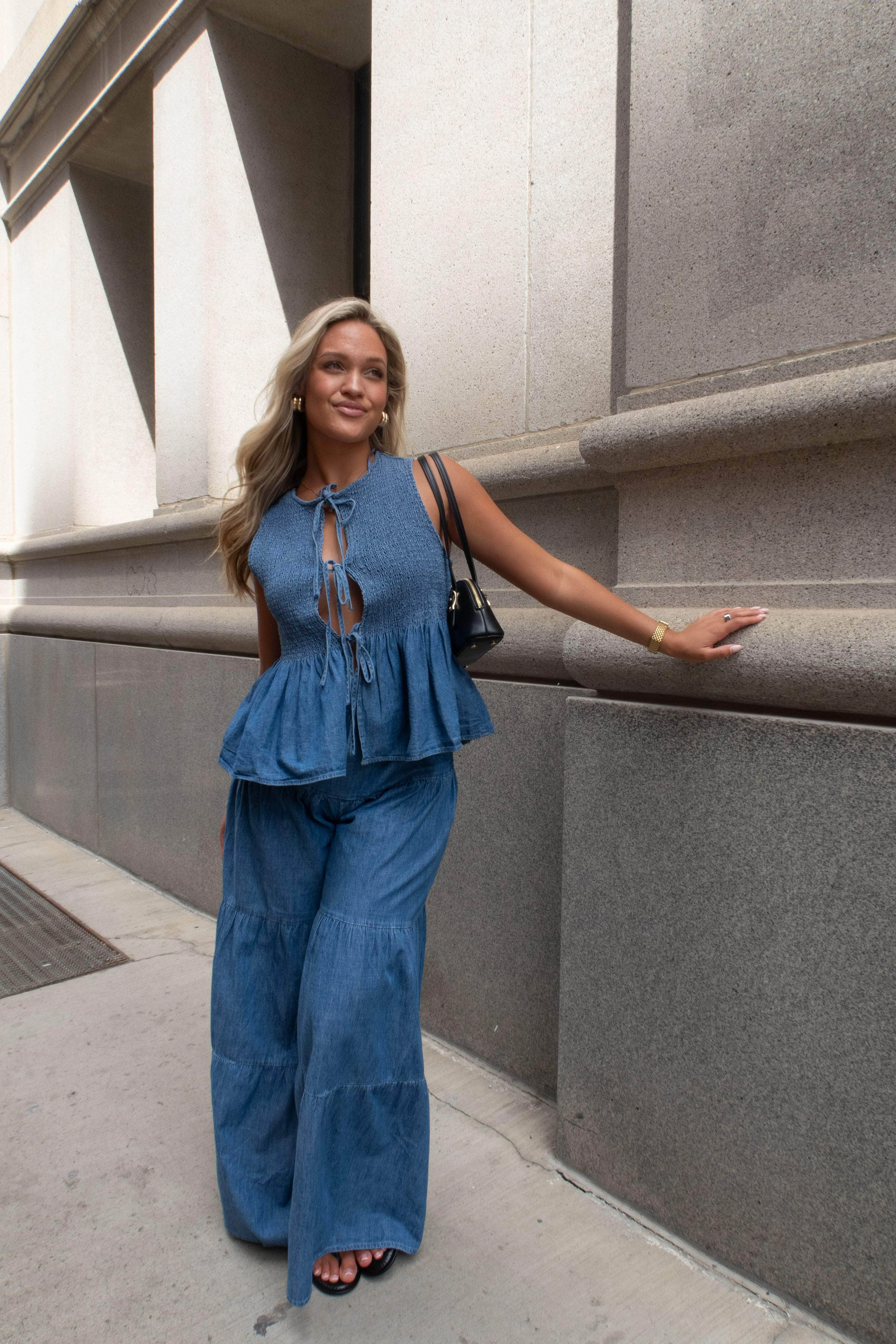 Crosstown Current Pants sold by LANE 201