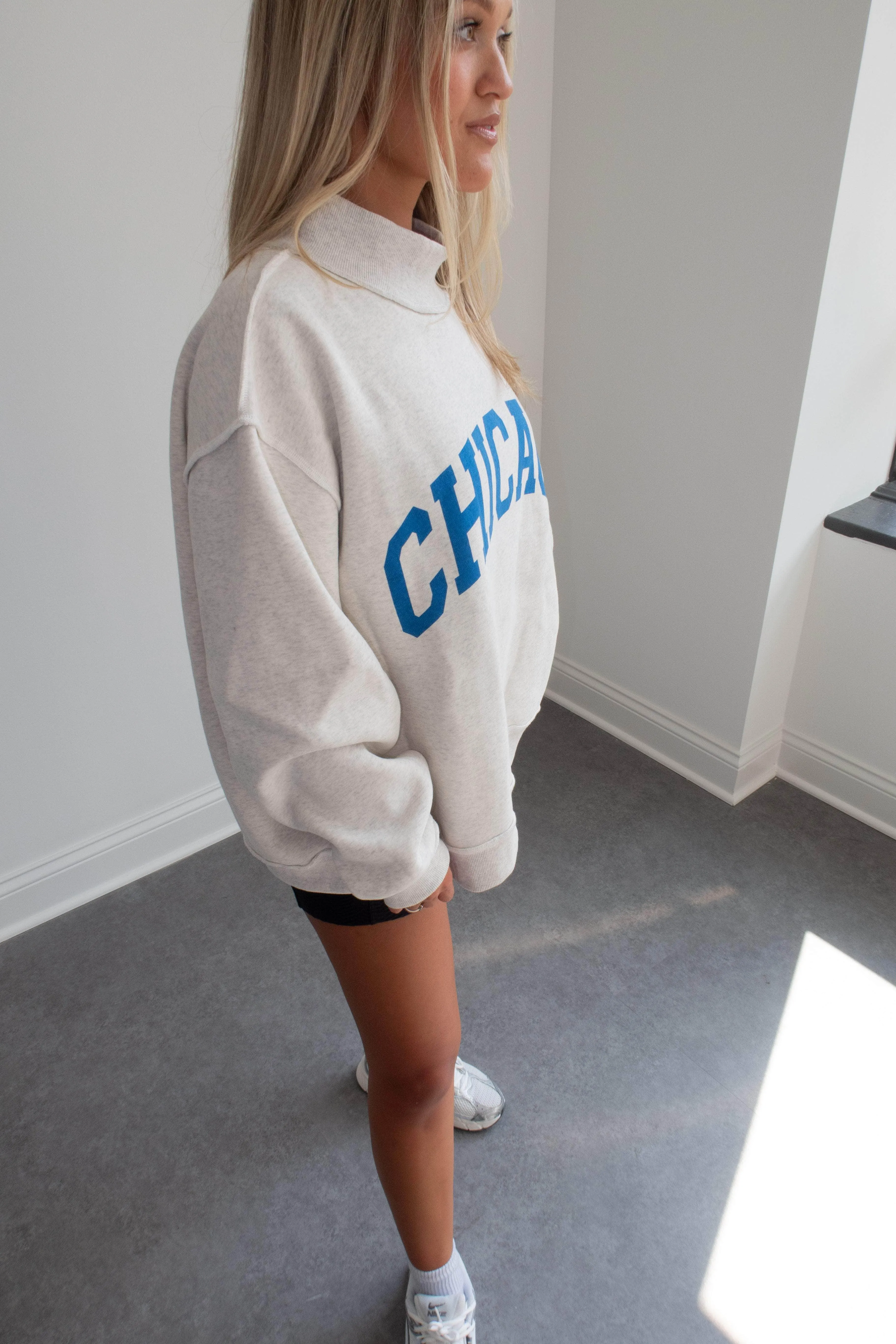 Chicago Reversible Mock Neck Sweatshirt sold by LANE 201 product image thumbnail 3