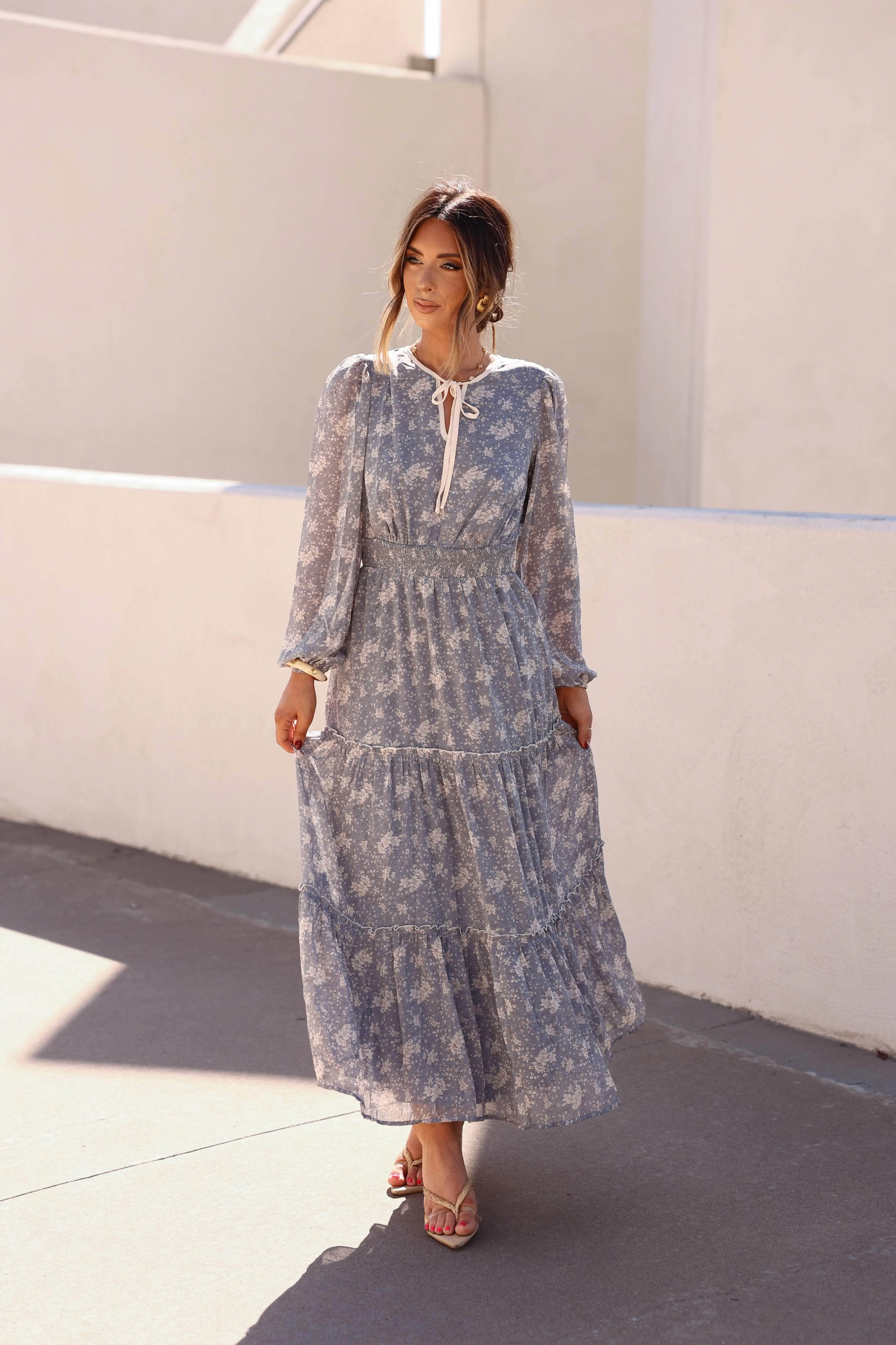 September Sky Maxi Dress sold by LANE 201 product image thumbnail 3