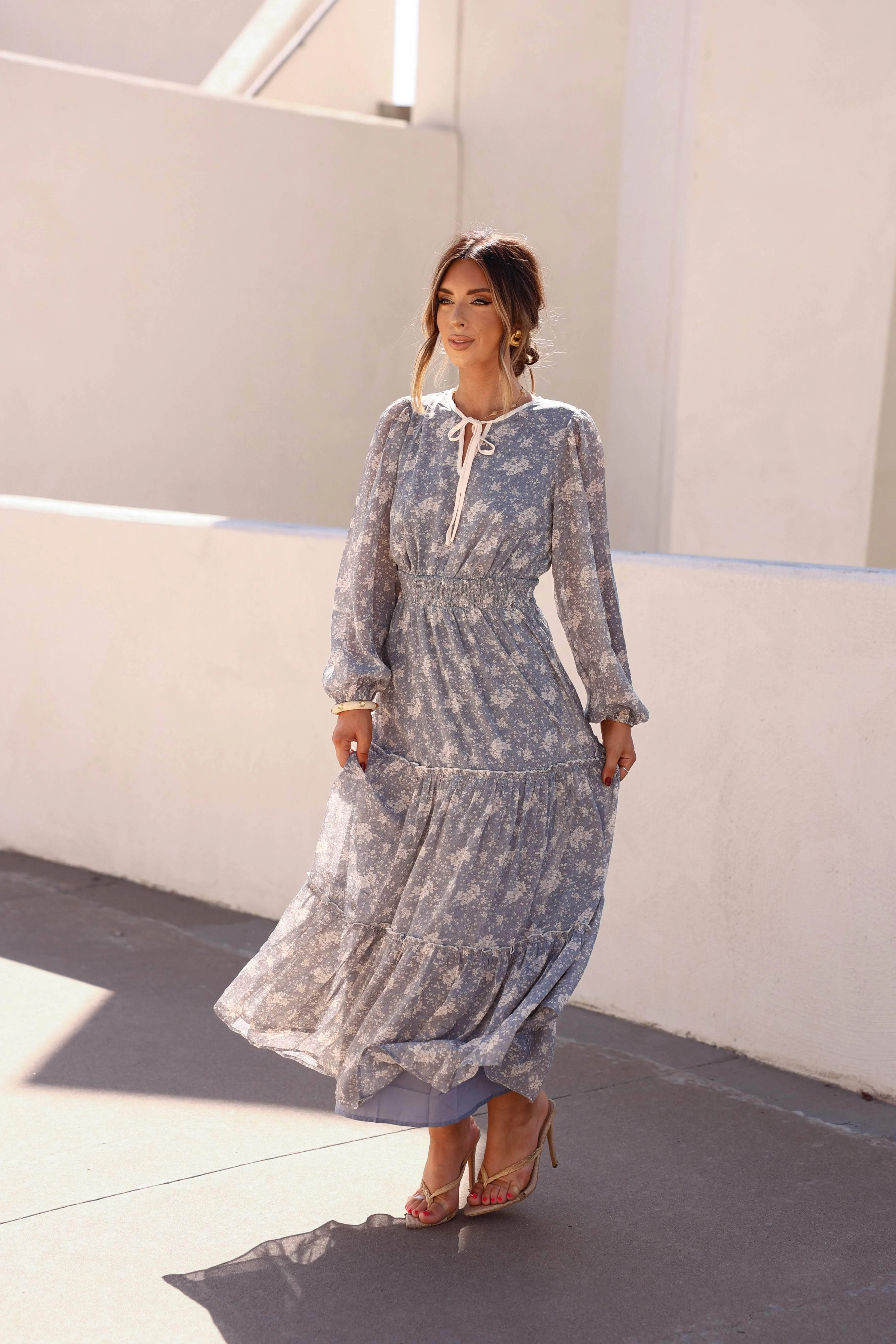 September Sky Maxi Dress sold by LANE 201