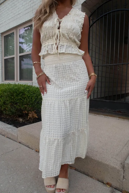 Cottage Path Skirt sold by LANE 201