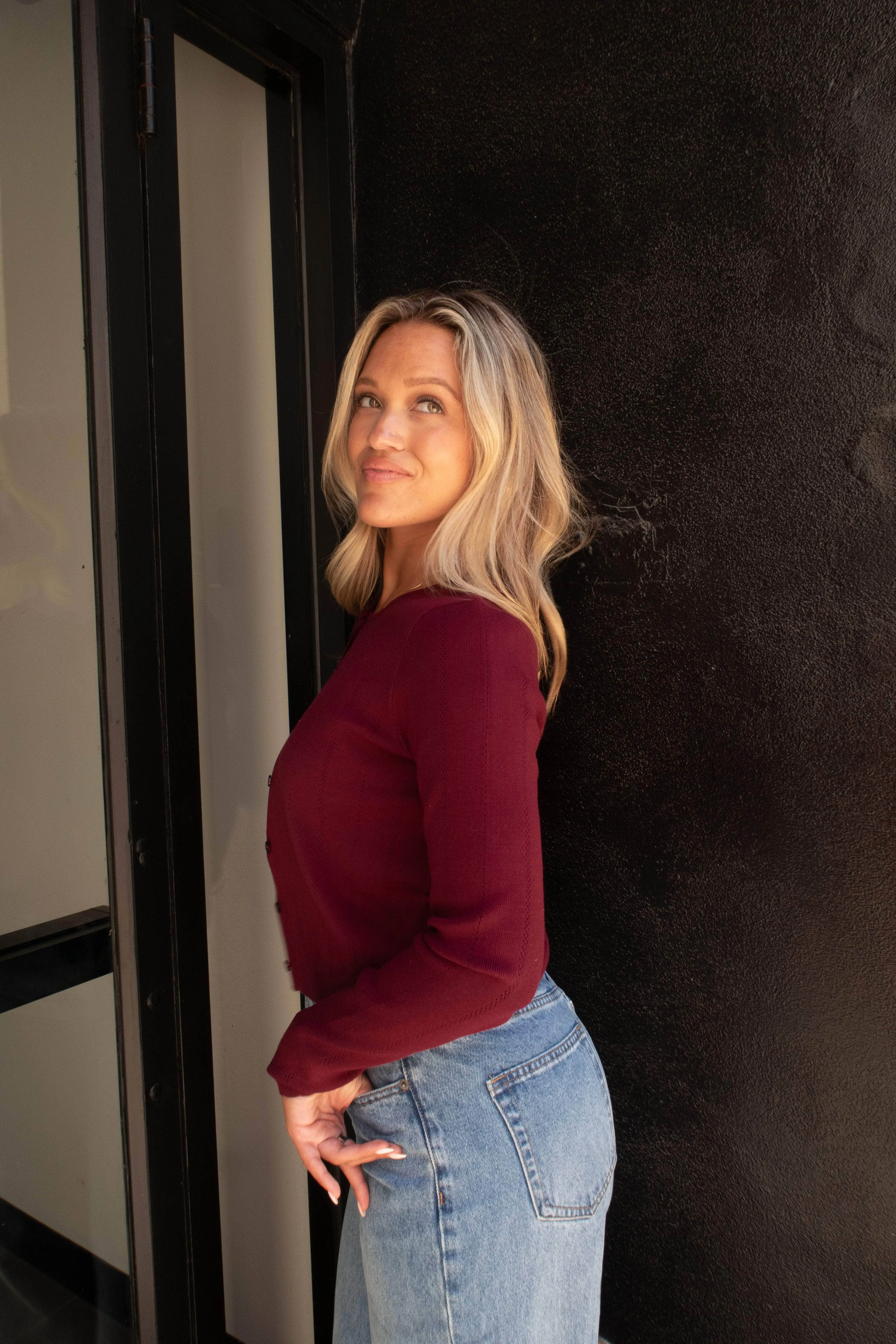 Merlot Valley Cardigan sold by LANE 201 product image thumbnail 4