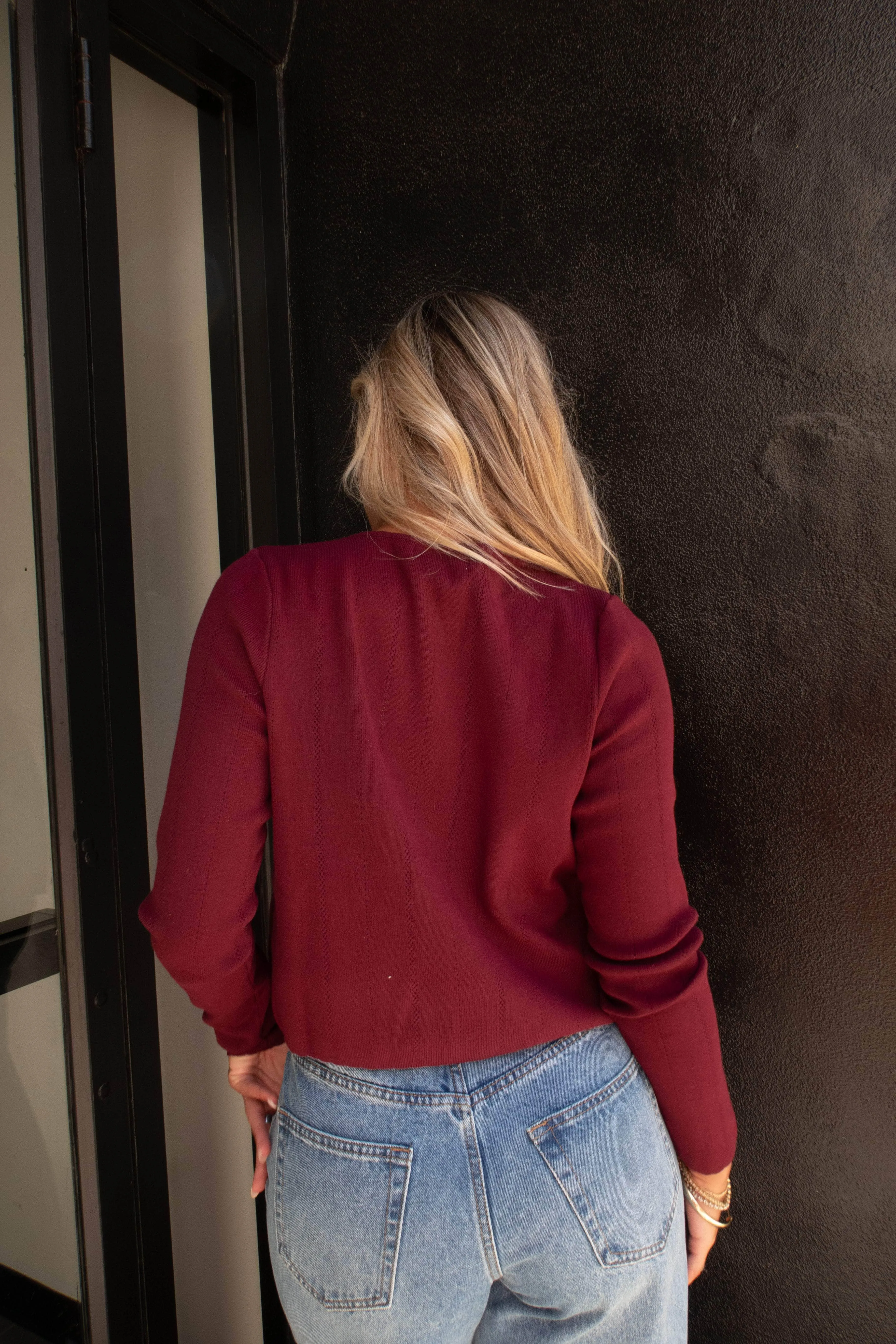 Merlot Valley Cardigan sold by LANE 201 product image thumbnail 2