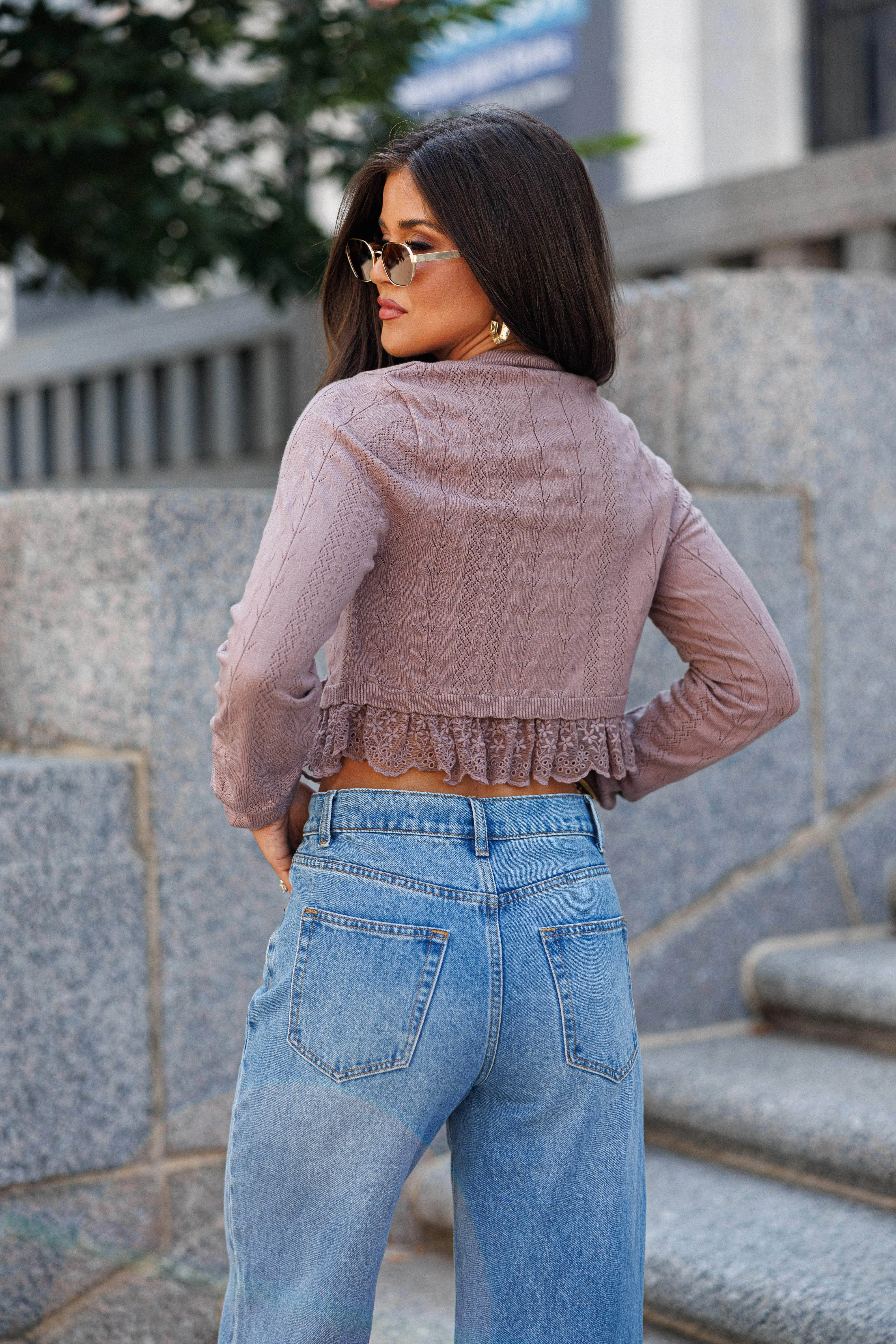Lace And Lattes Cardigan sold by LANE 201 product image thumbnail 3