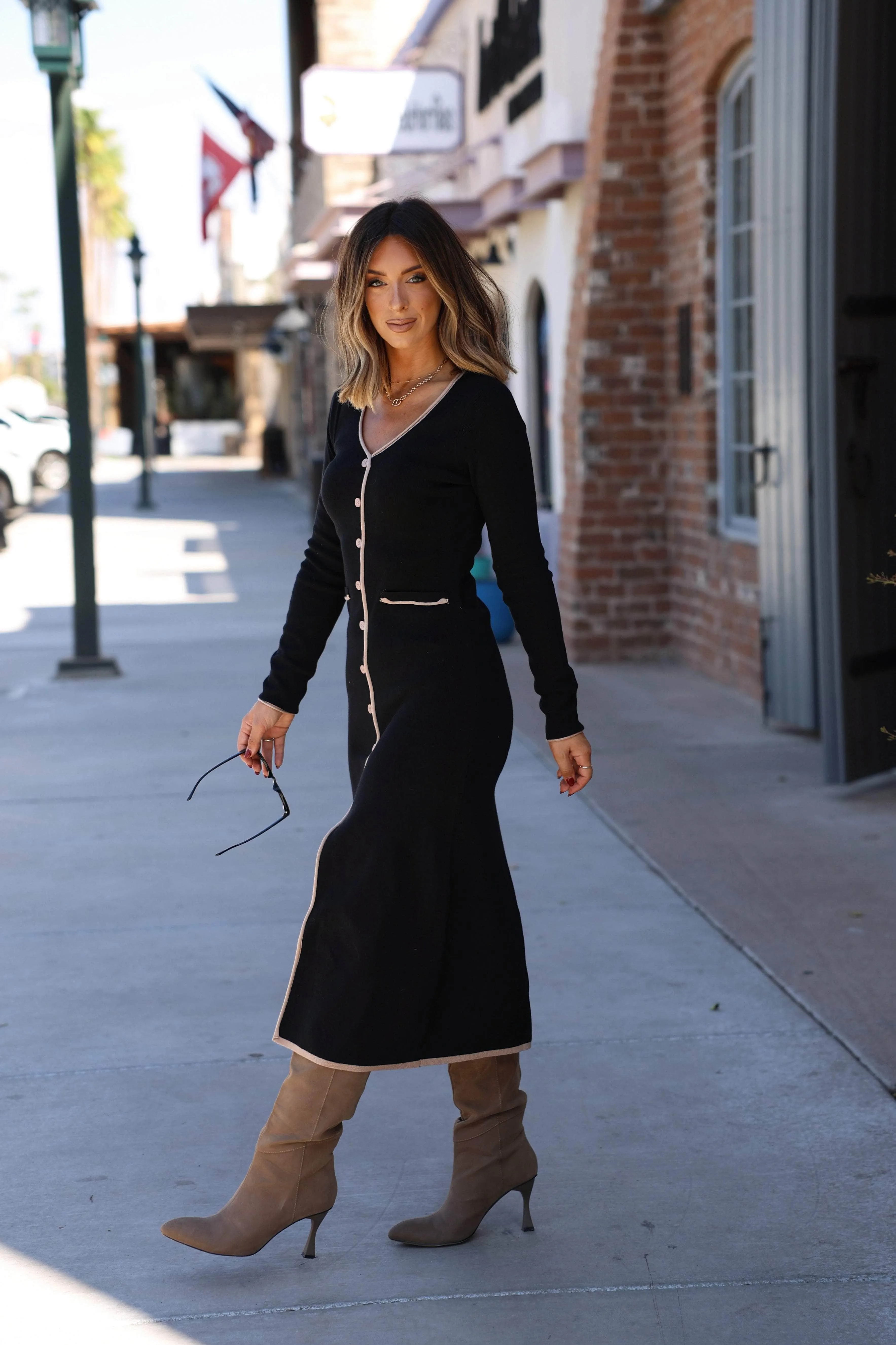 Salem Sweater Dress sold by LANE 201 product image thumbnail 3