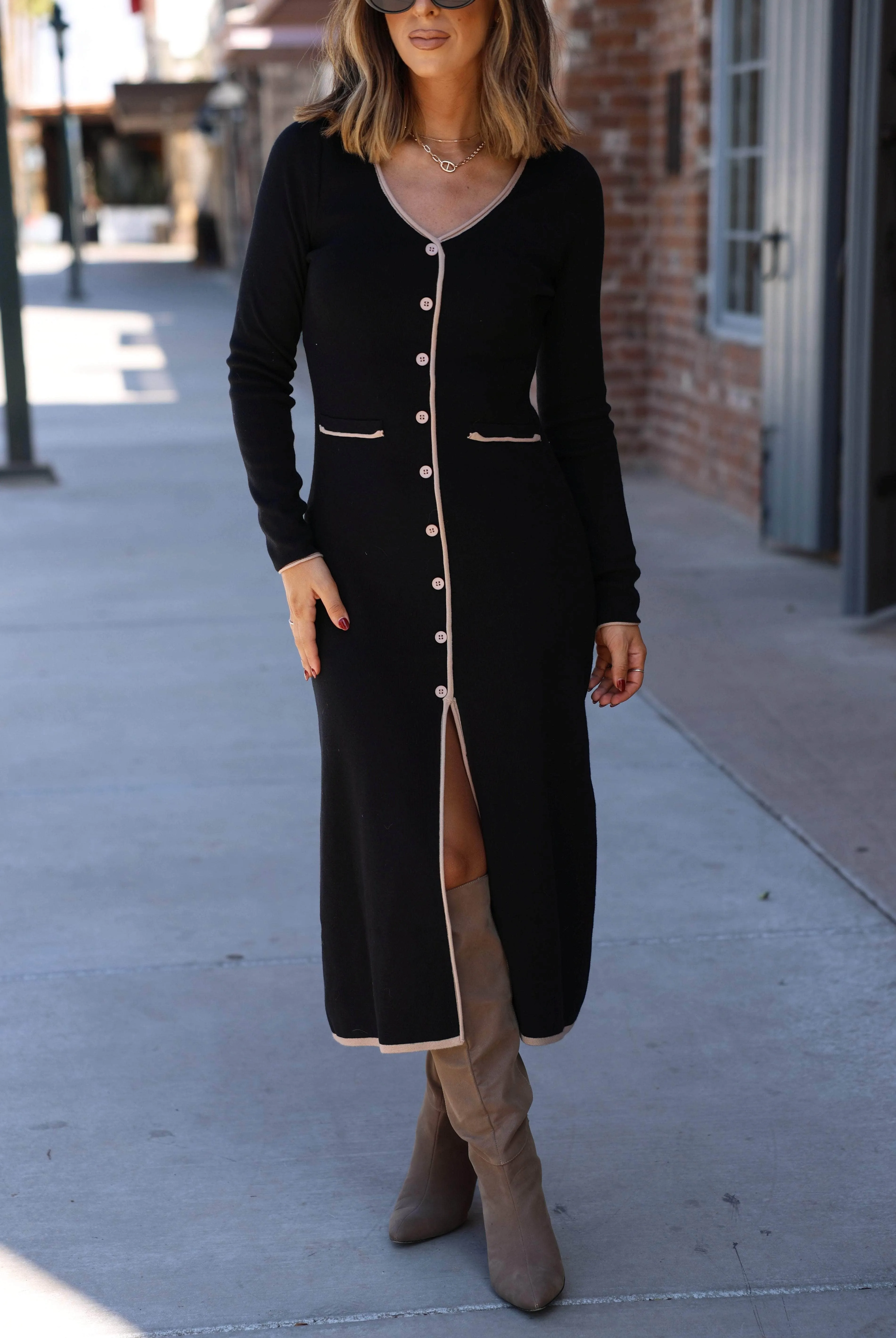 Salem Sweater Dress sold by LANE 201 product image thumbnail 4