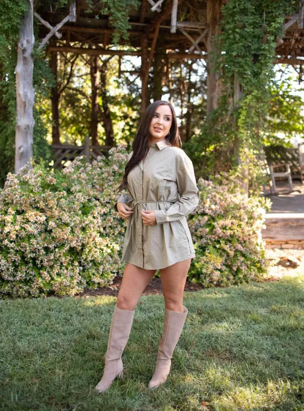 Western Chic Shirt Romper sold by LANE 201