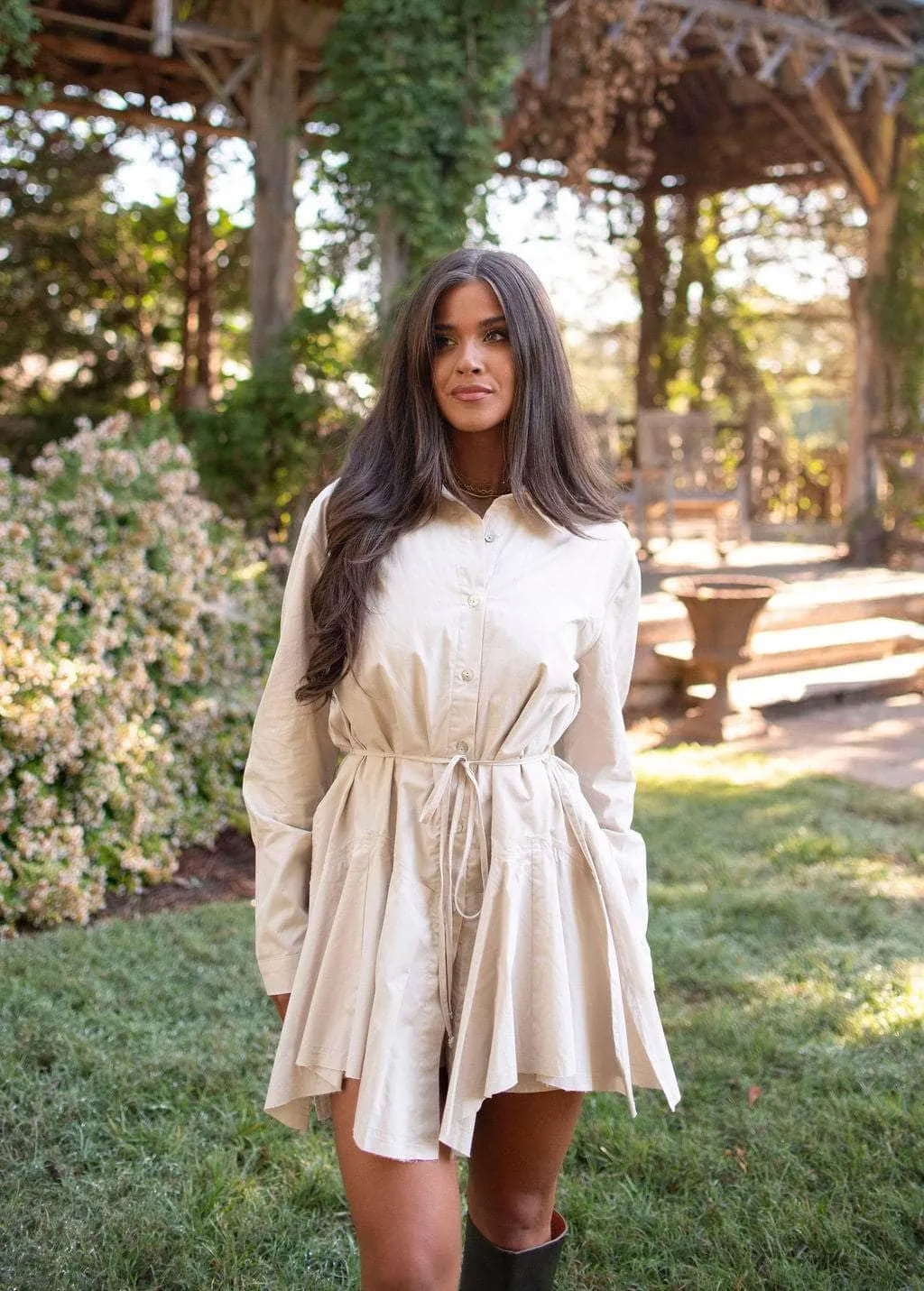 Countryside Chic Shirt Romper sold by LANE 201 product image thumbnail 3