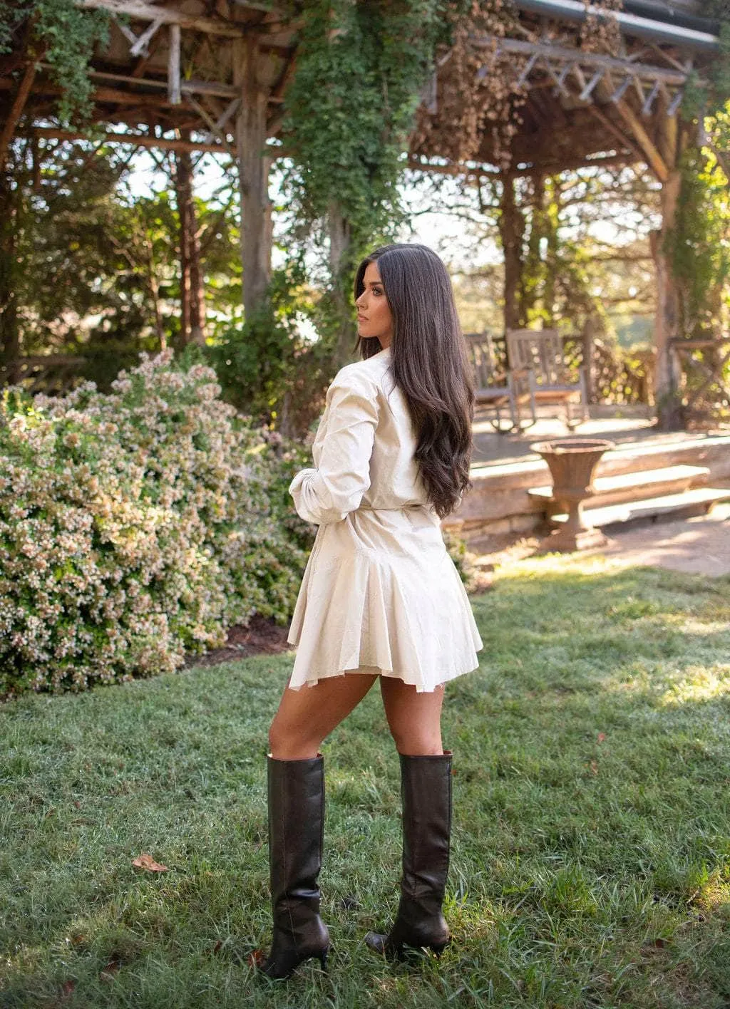 Countryside Chic Shirt Romper sold by LANE 201 product image thumbnail 2