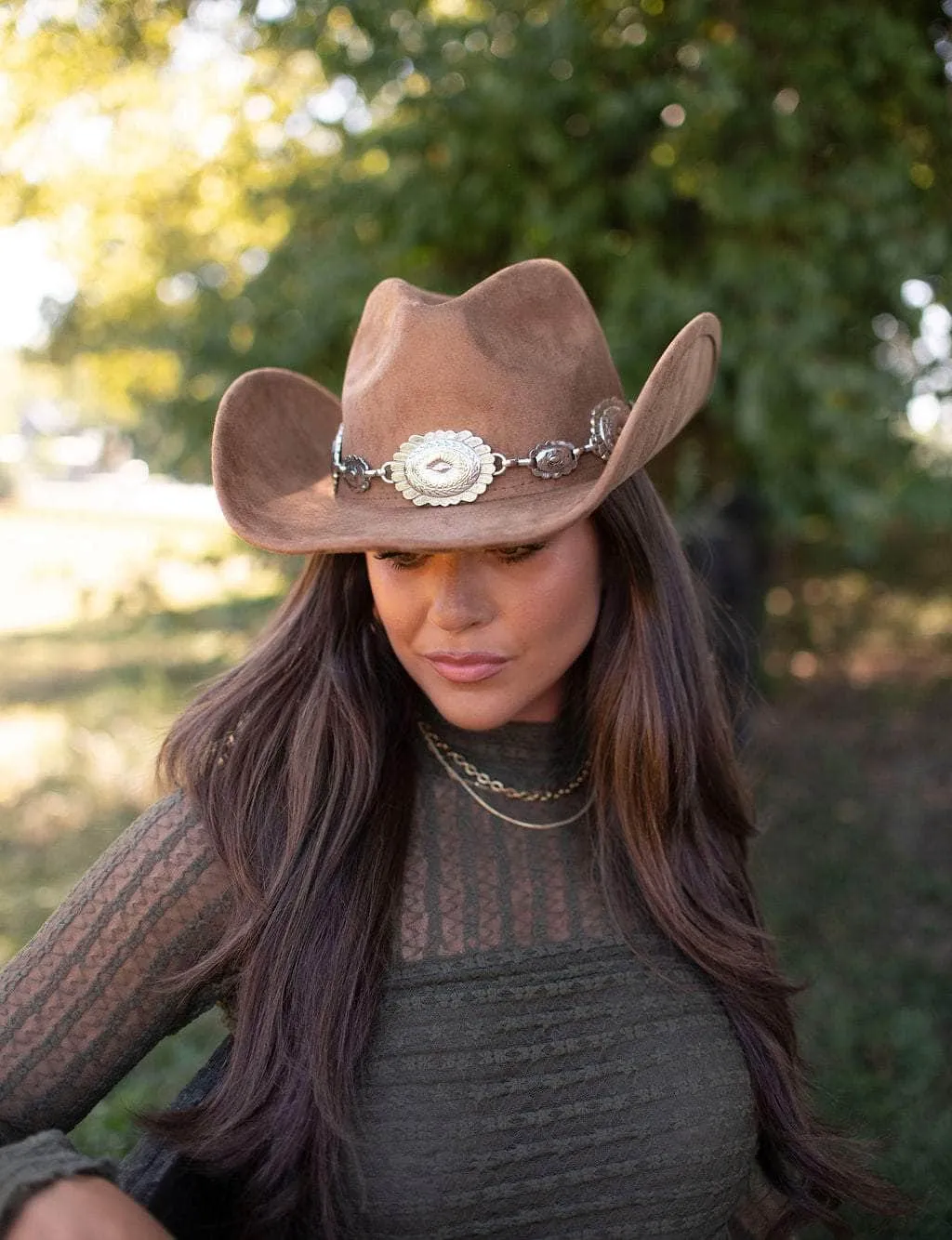 Concho Chain Hat sold by LANE 201 product image thumbnail 2