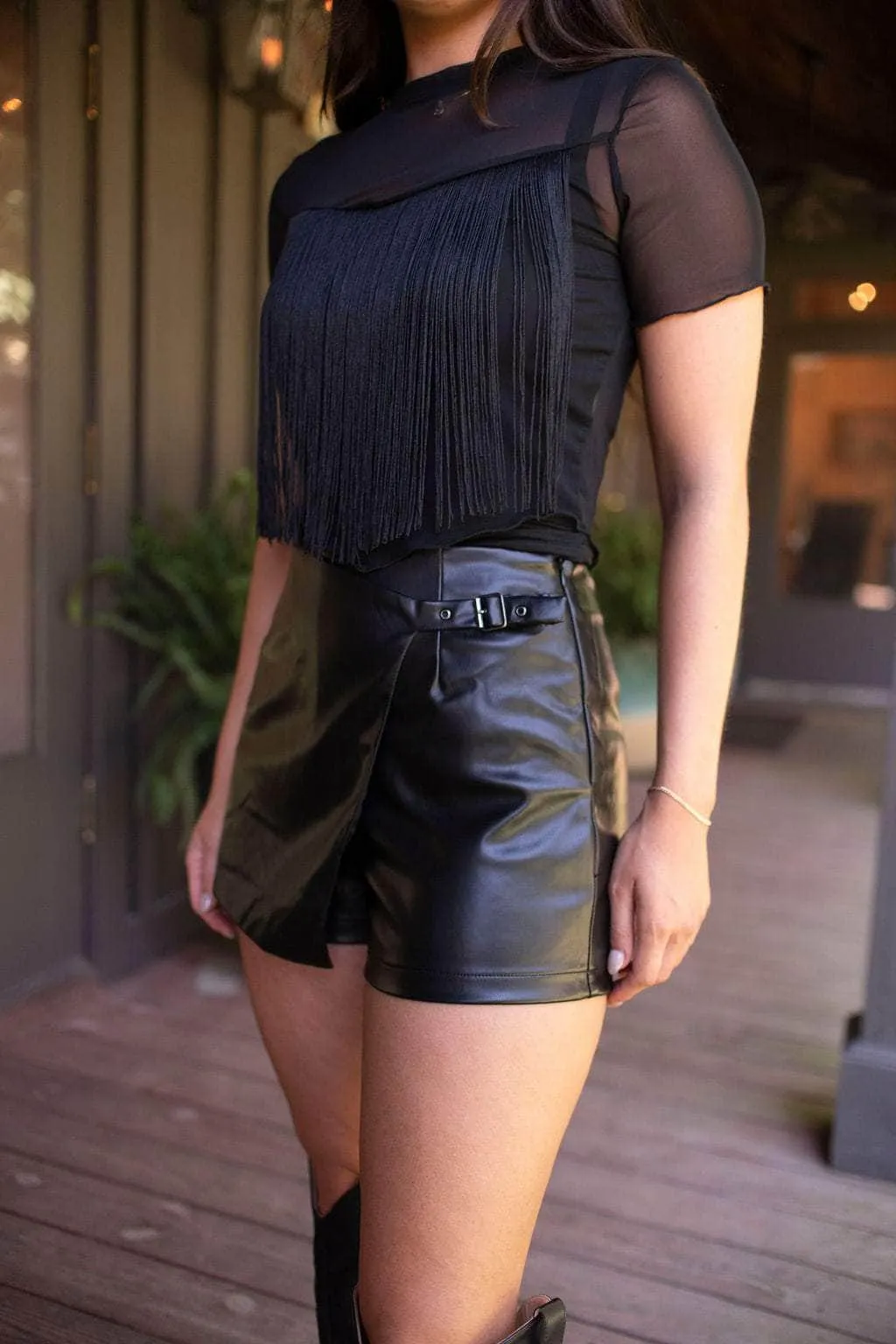 Fringe Fever Mesh Top sold by LANE 201 product image thumbnail 5