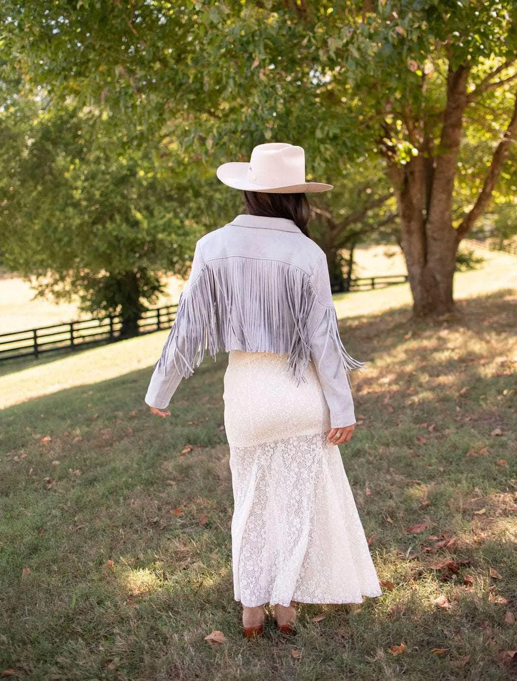 Boho Soul Faux Suede Jacket sold by LANE 201 product image thumbnail 2