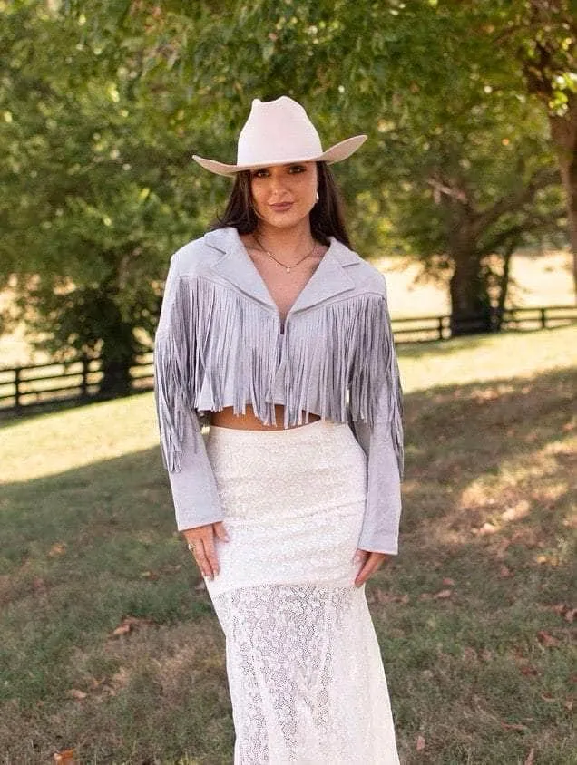 Boho Soul Faux Suede Jacket sold by LANE 201