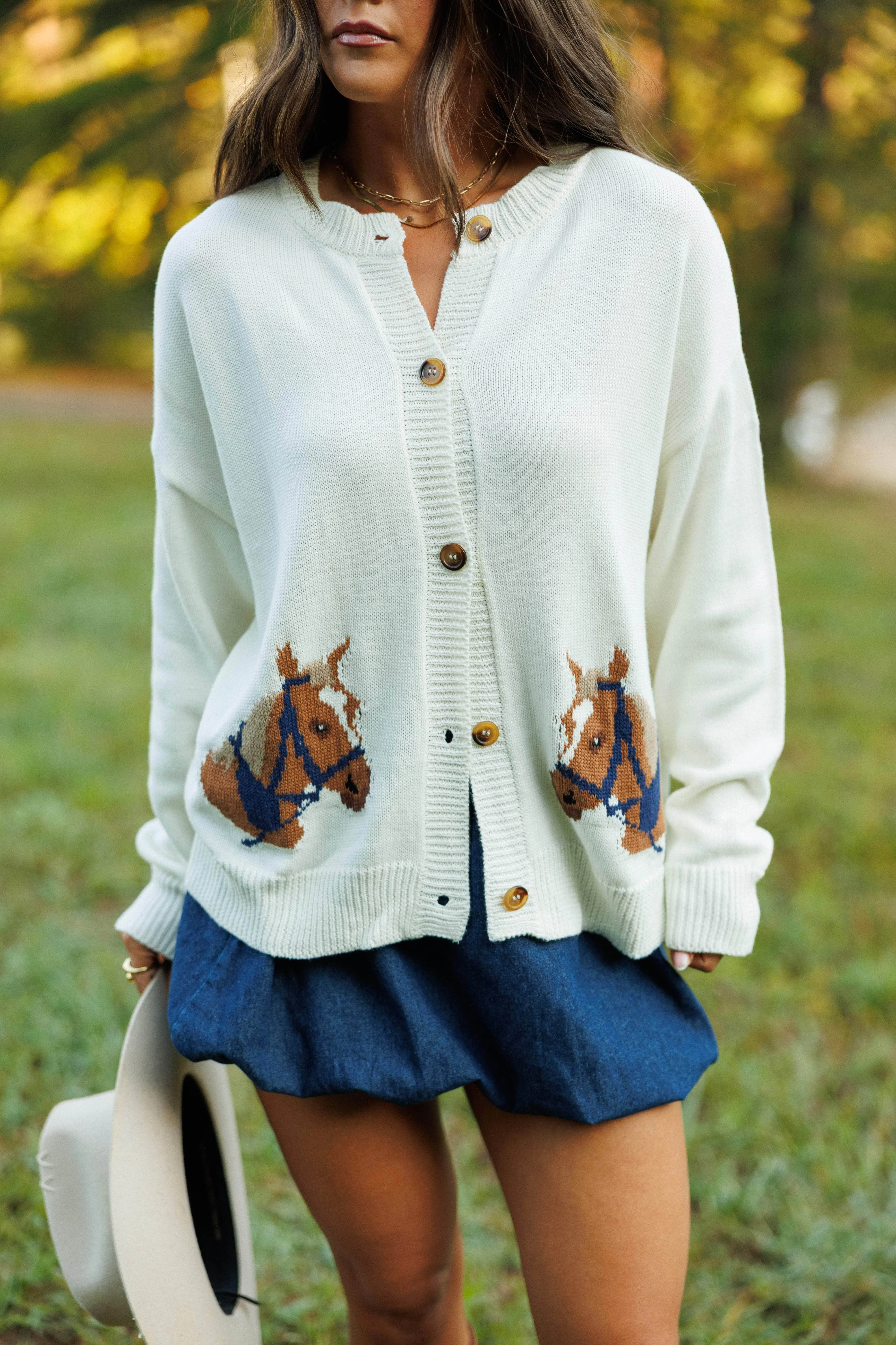 Pony Up Cardigan sold by LANE 201 product image thumbnail 2