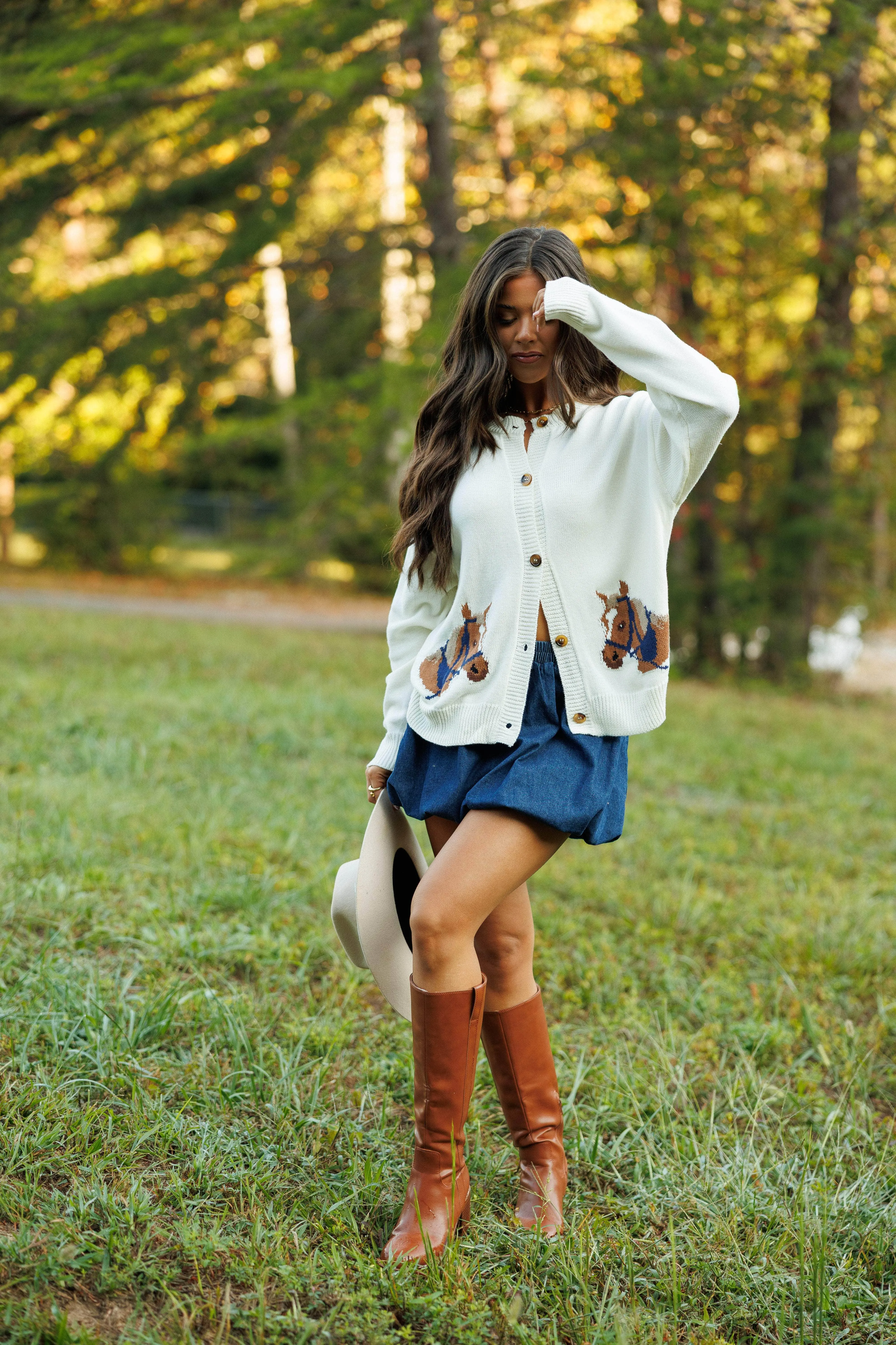 Pony Up Cardigan sold by LANE 201 product image thumbnail 5