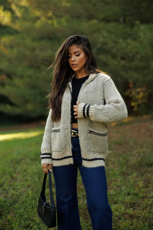 Apres Zip Sweater Cardigan sold by LANE 201