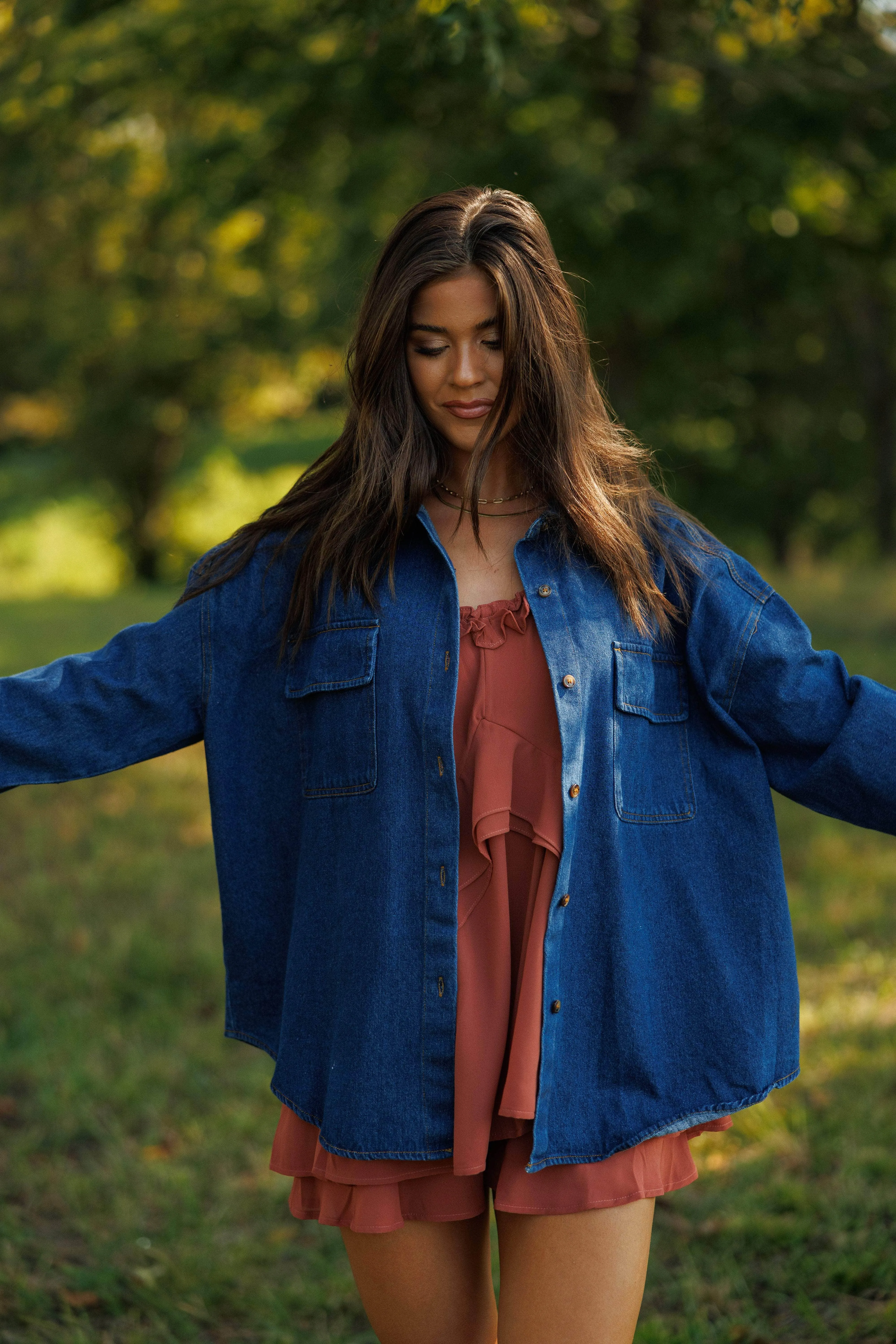 Willow Blues Denim Top sold by LANE 201 product image thumbnail 4