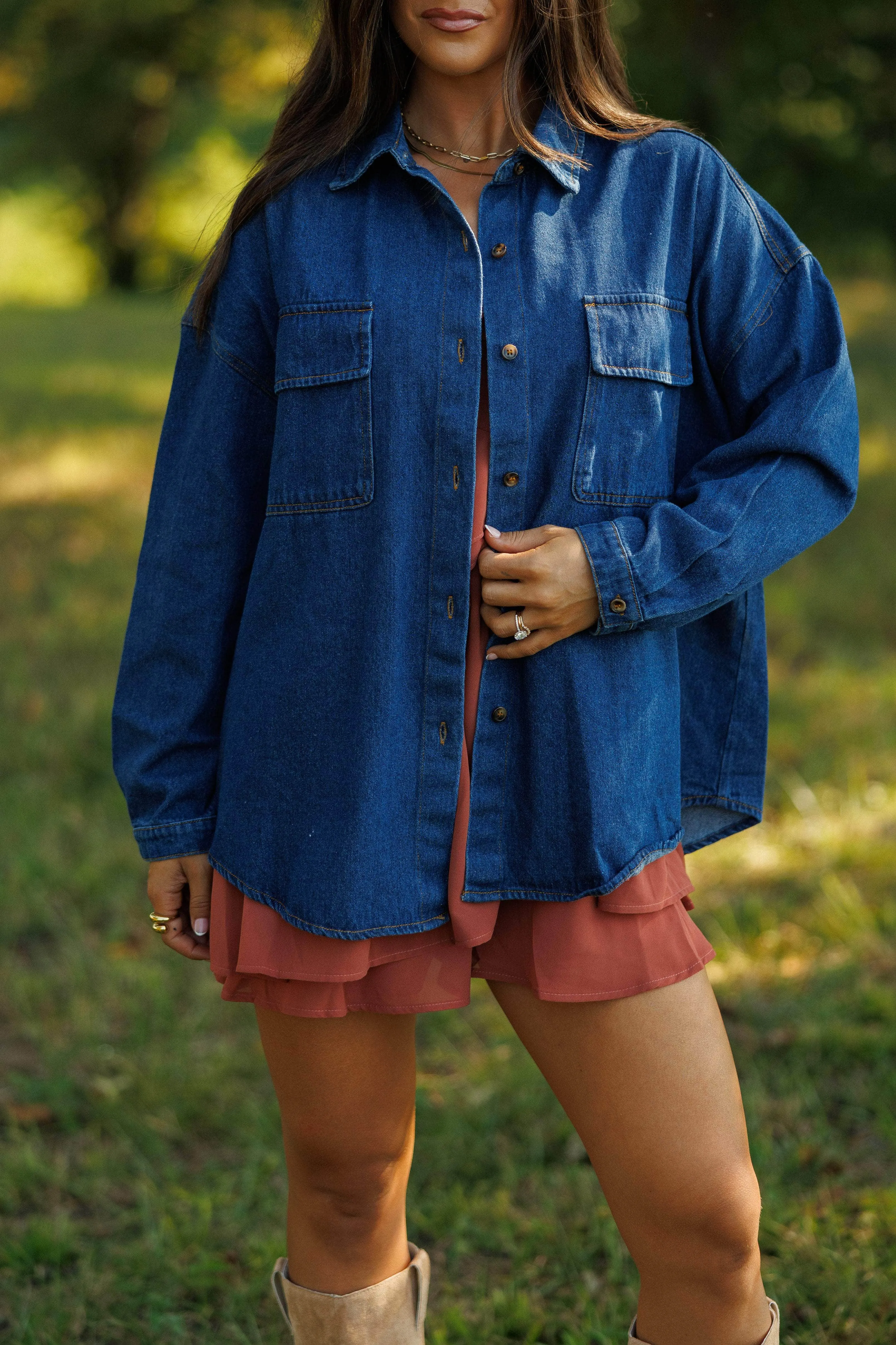 Willow Blues Denim Top sold by LANE 201 product image thumbnail 2