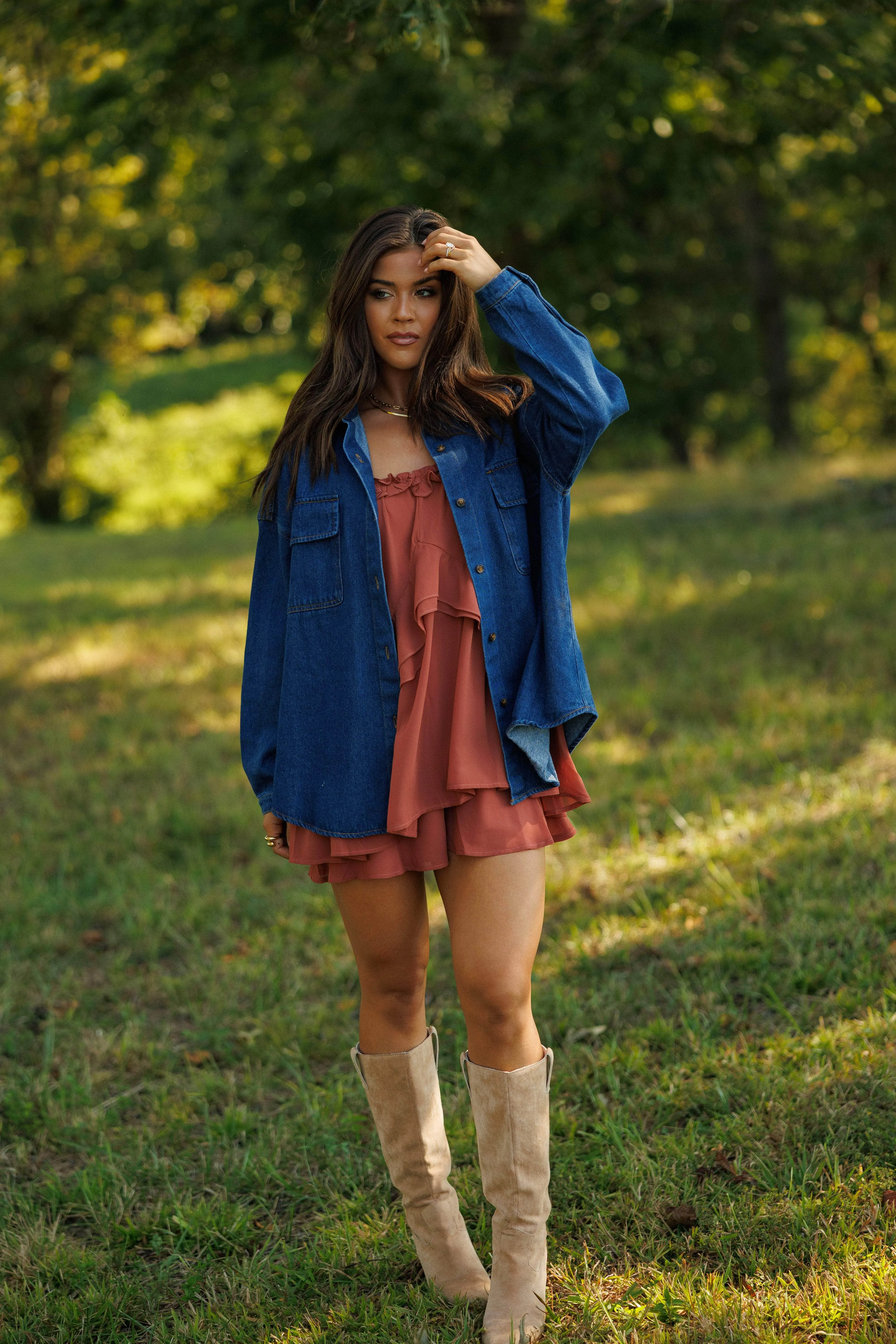 Willow Blues Denim Top sold by LANE 201 product image thumbnail 5