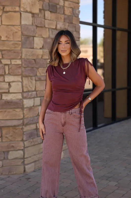 Wine Row Top sold by LANE 201