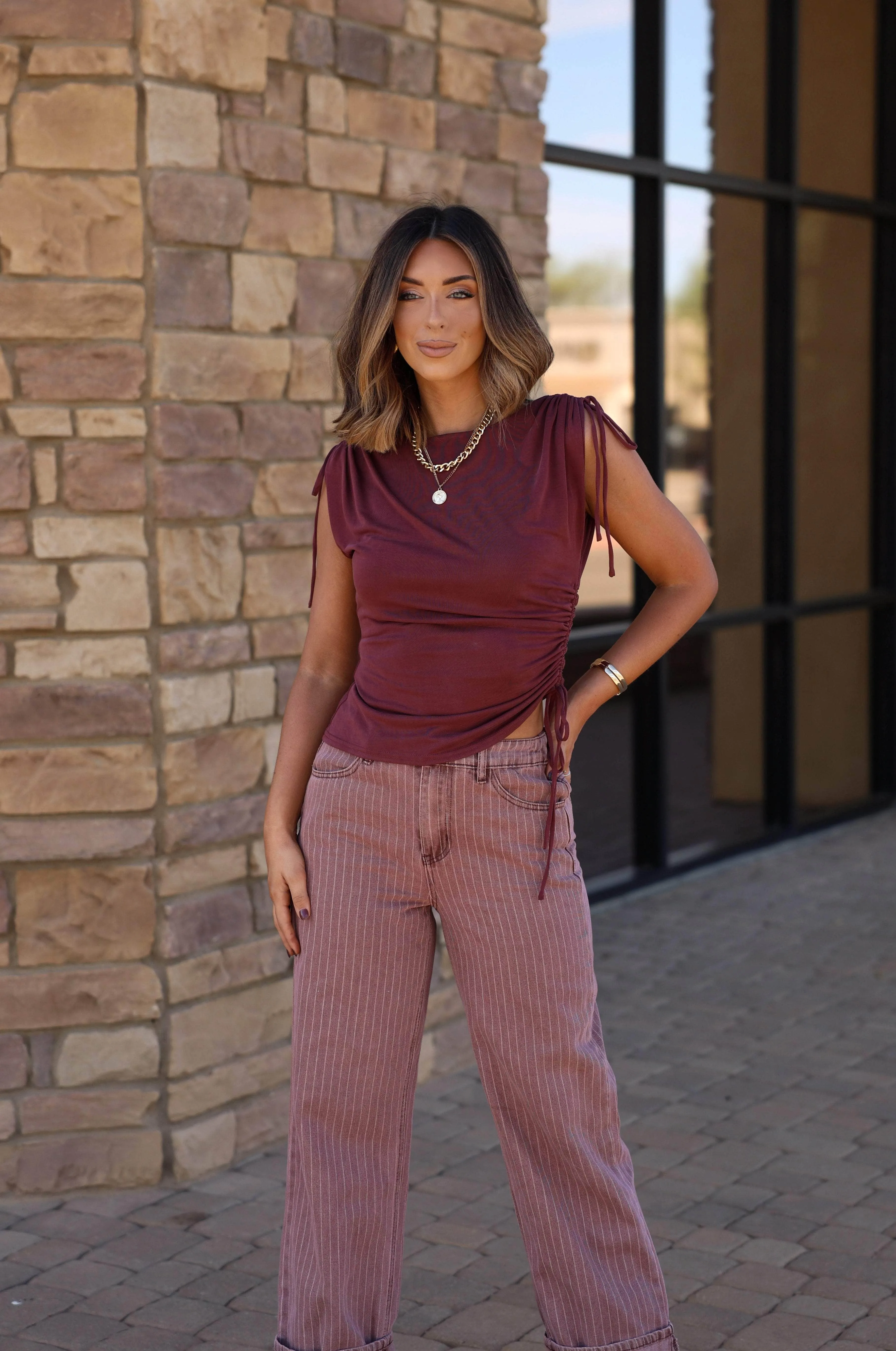 Wine Row Top sold by LANE 201