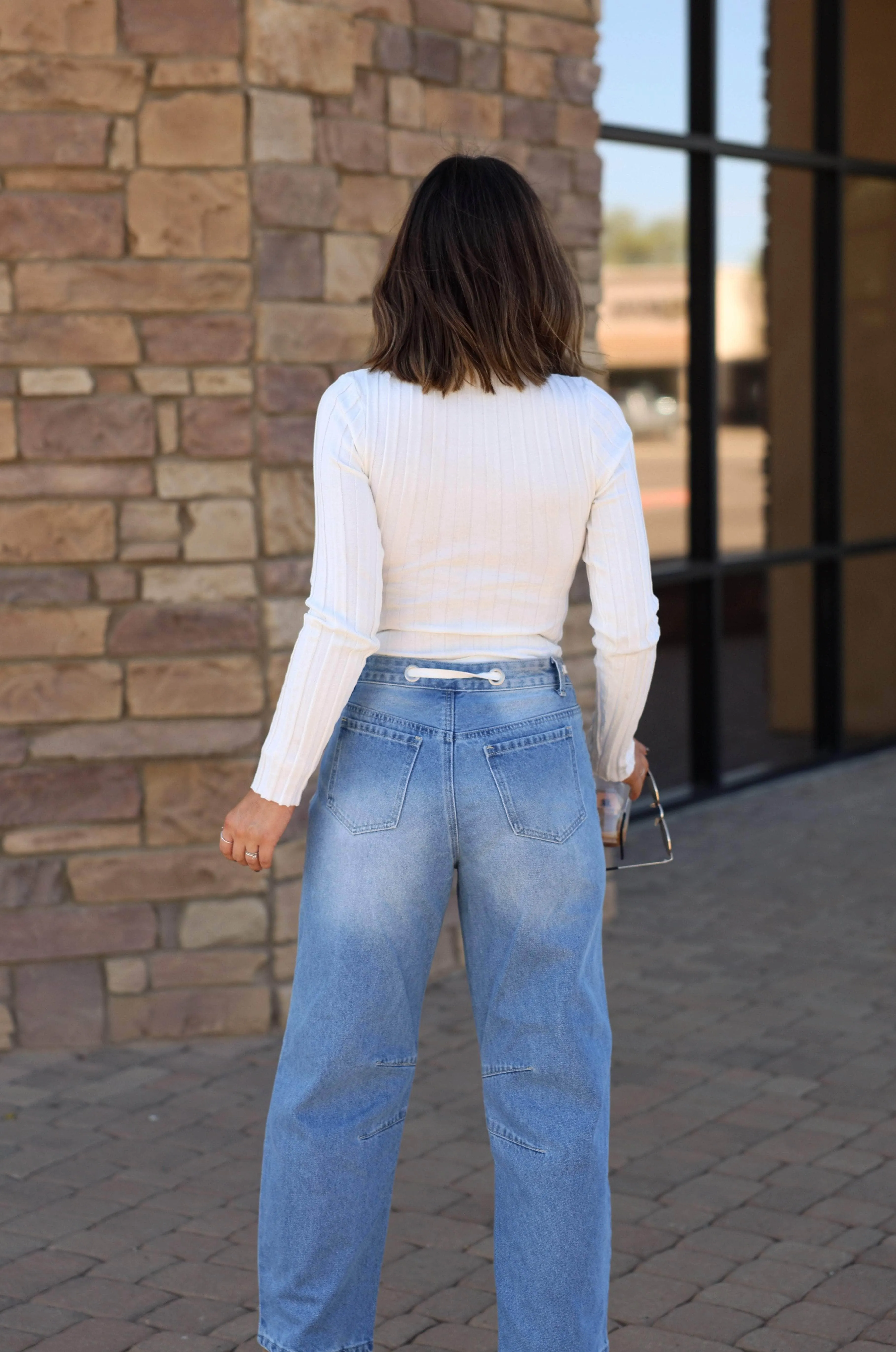 Effortless Essential Ribbed Sweater sold by LANE 201 product image thumbnail 2