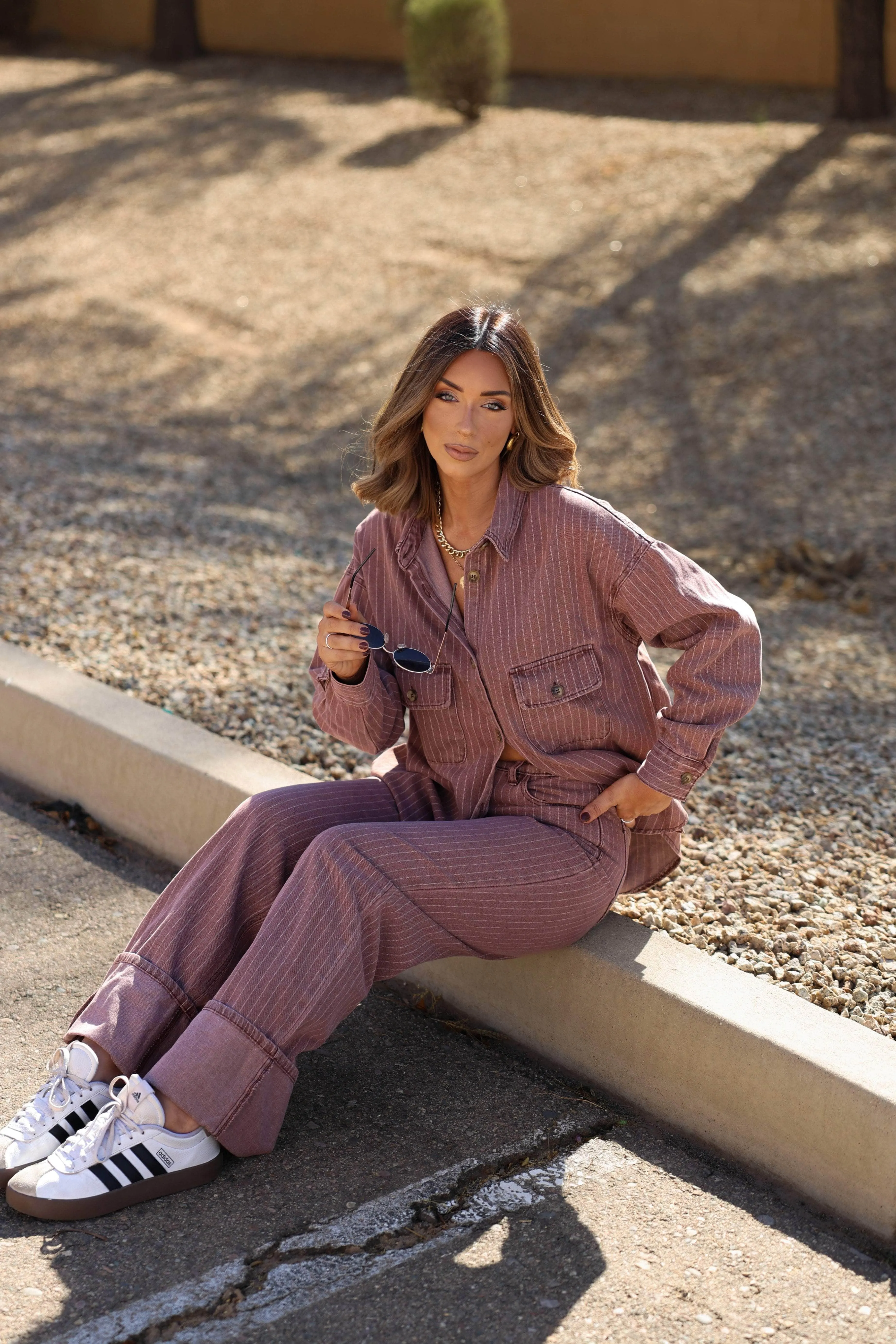 Style Report Denim Shacket sold by LANE 201 product image thumbnail 4