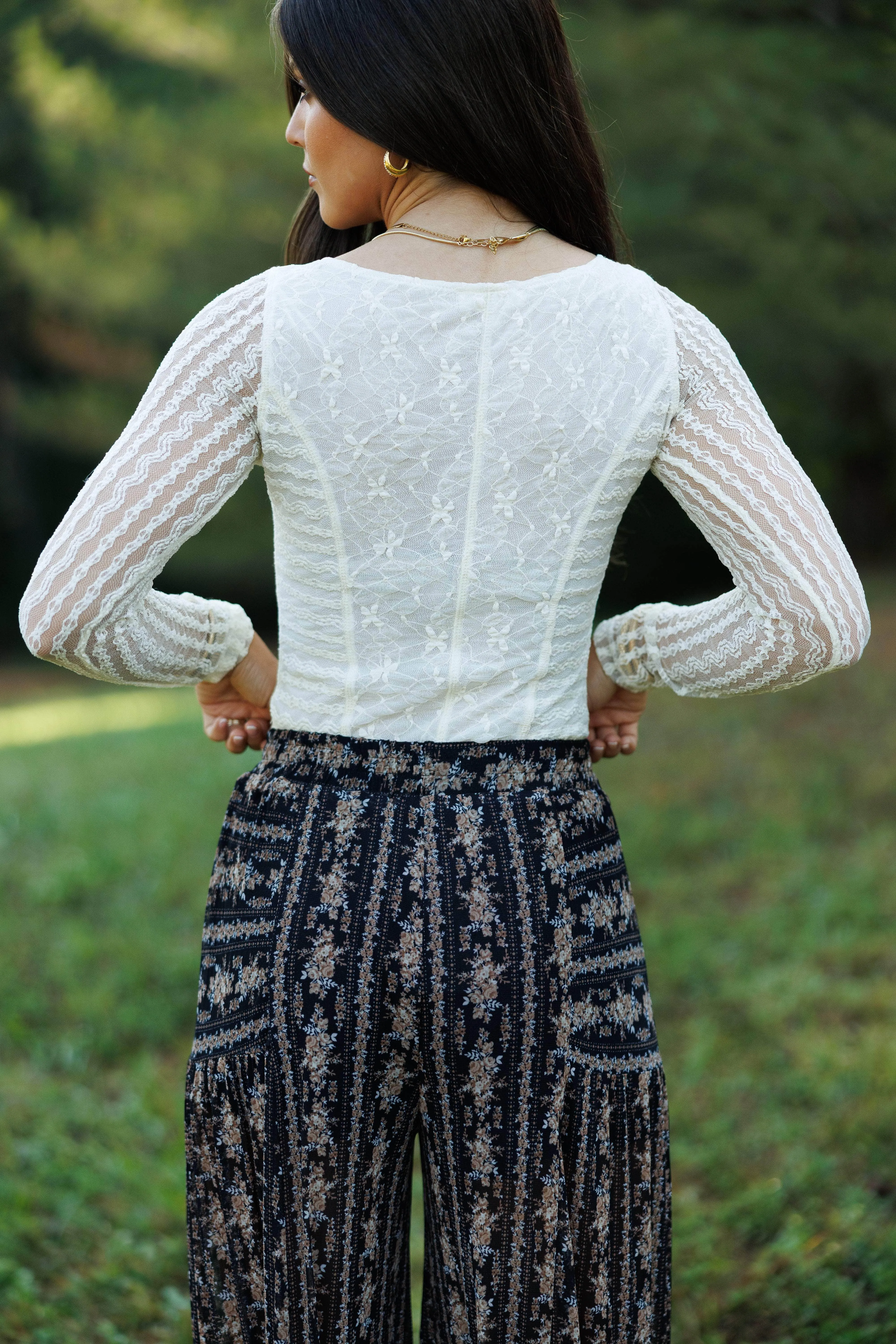 Poetic Lace Bodysuit sold by LANE 201 product image thumbnail 4