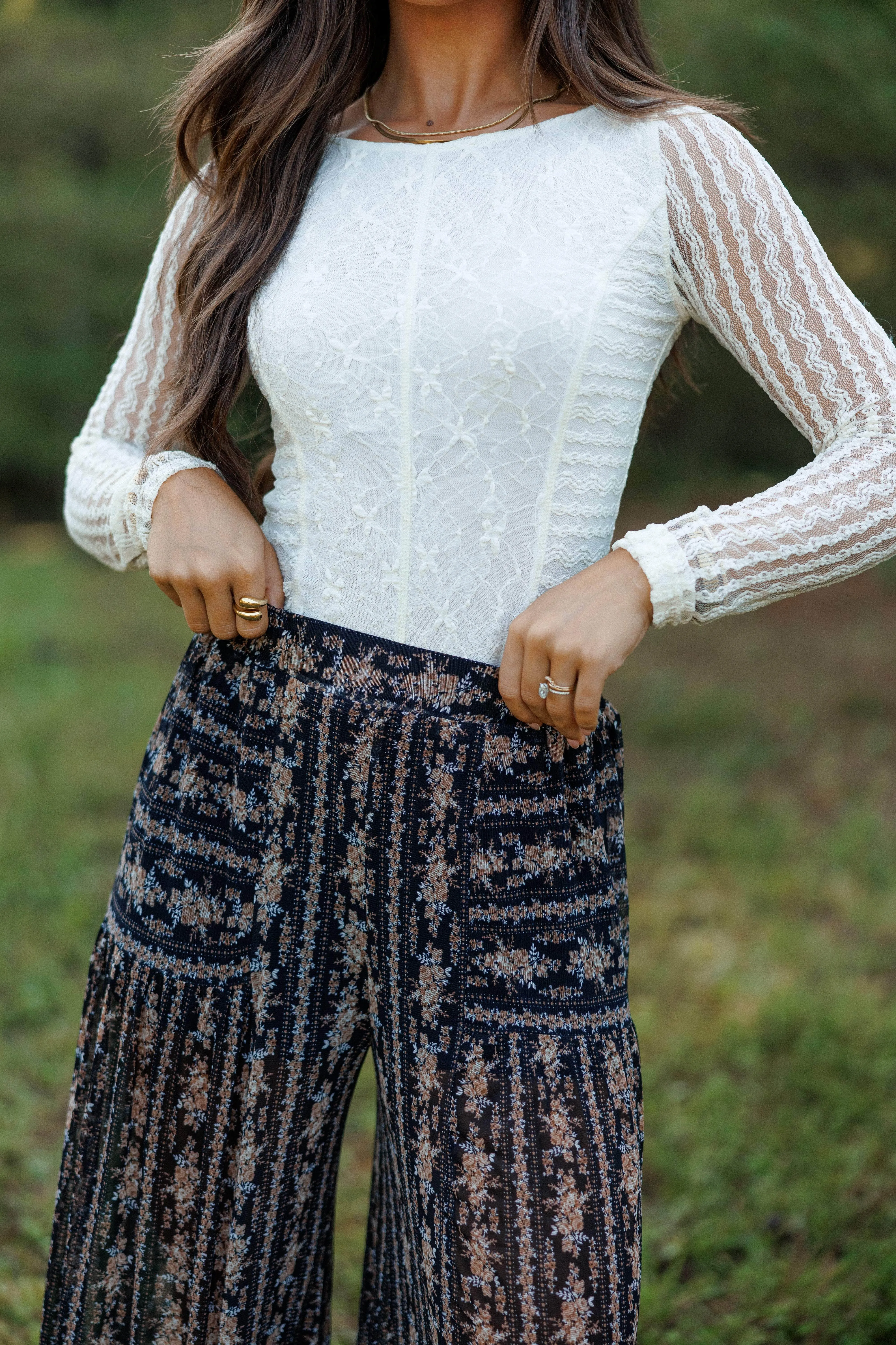 Poetic Lace Bodysuit sold by LANE 201 product image thumbnail 2