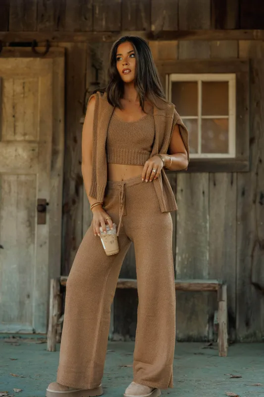 Cabin Mornings Knit Pants sold by LANE 201