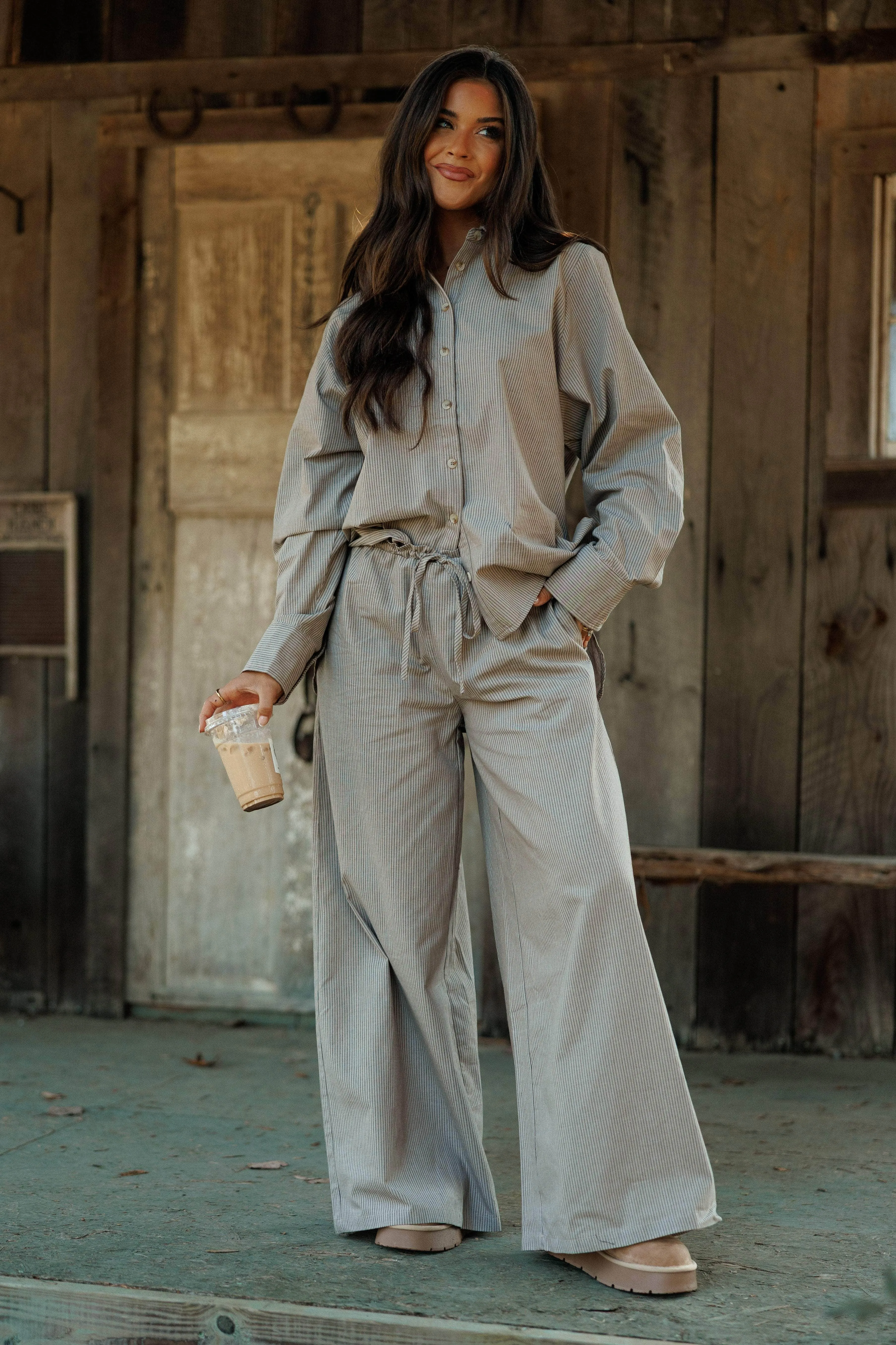 Second Cup Striped Pants sold by LANE 201 product image thumbnail 2