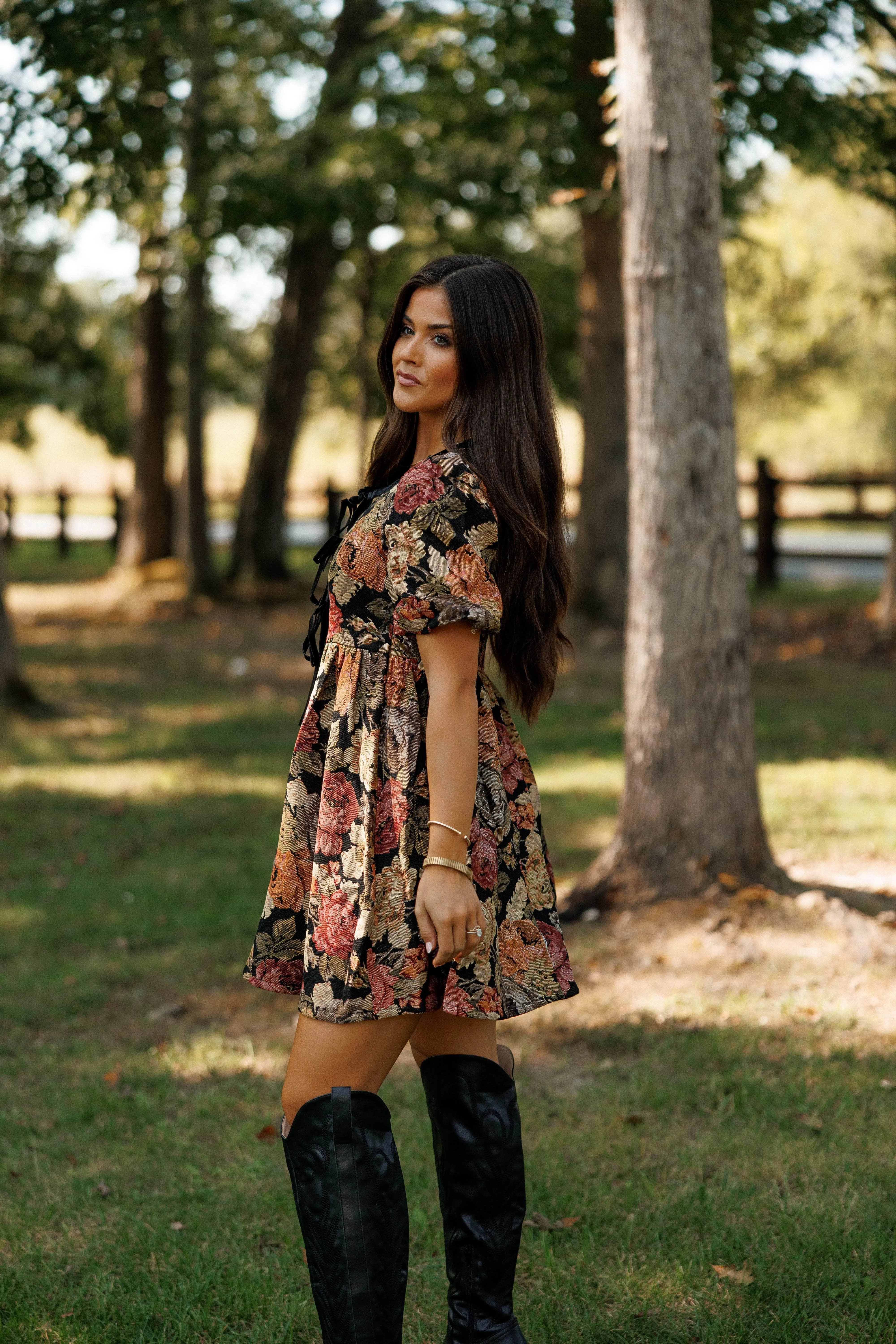 Autumn Bouquet Dress sold by LANE 201 product image thumbnail 5