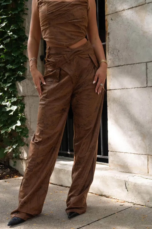 Montana Bound Leather Pants made by Fore Collection
